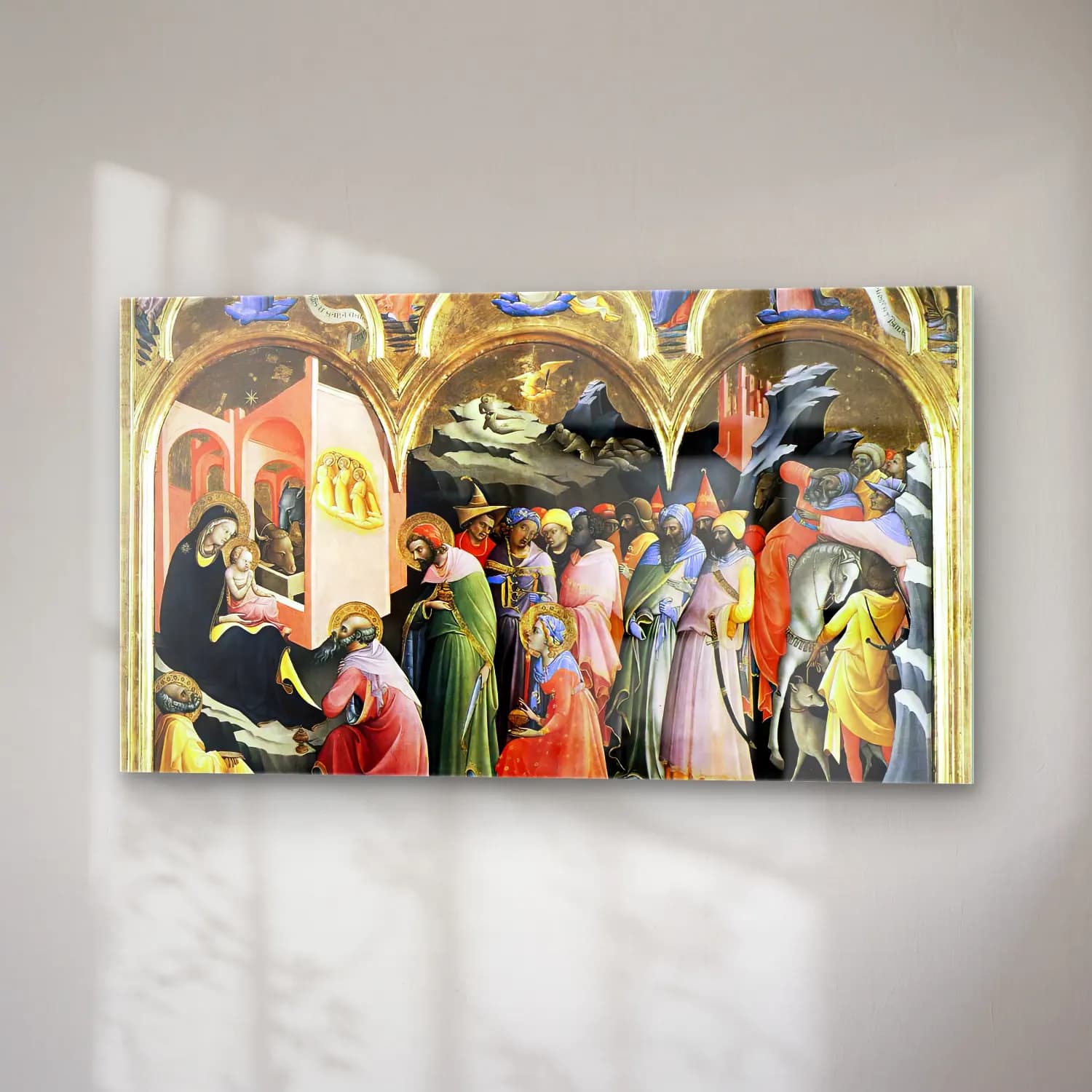 Lorenzo Monaco – Adoration of the Magi cam tablo — sağ açıdan görünüm