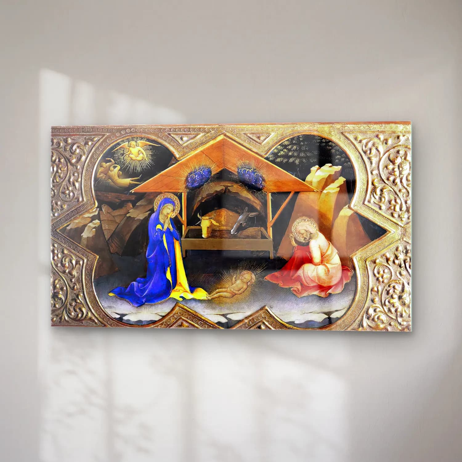 Lorenzo Monaco – Nativity cam tablo — sağ açıdan görünüm