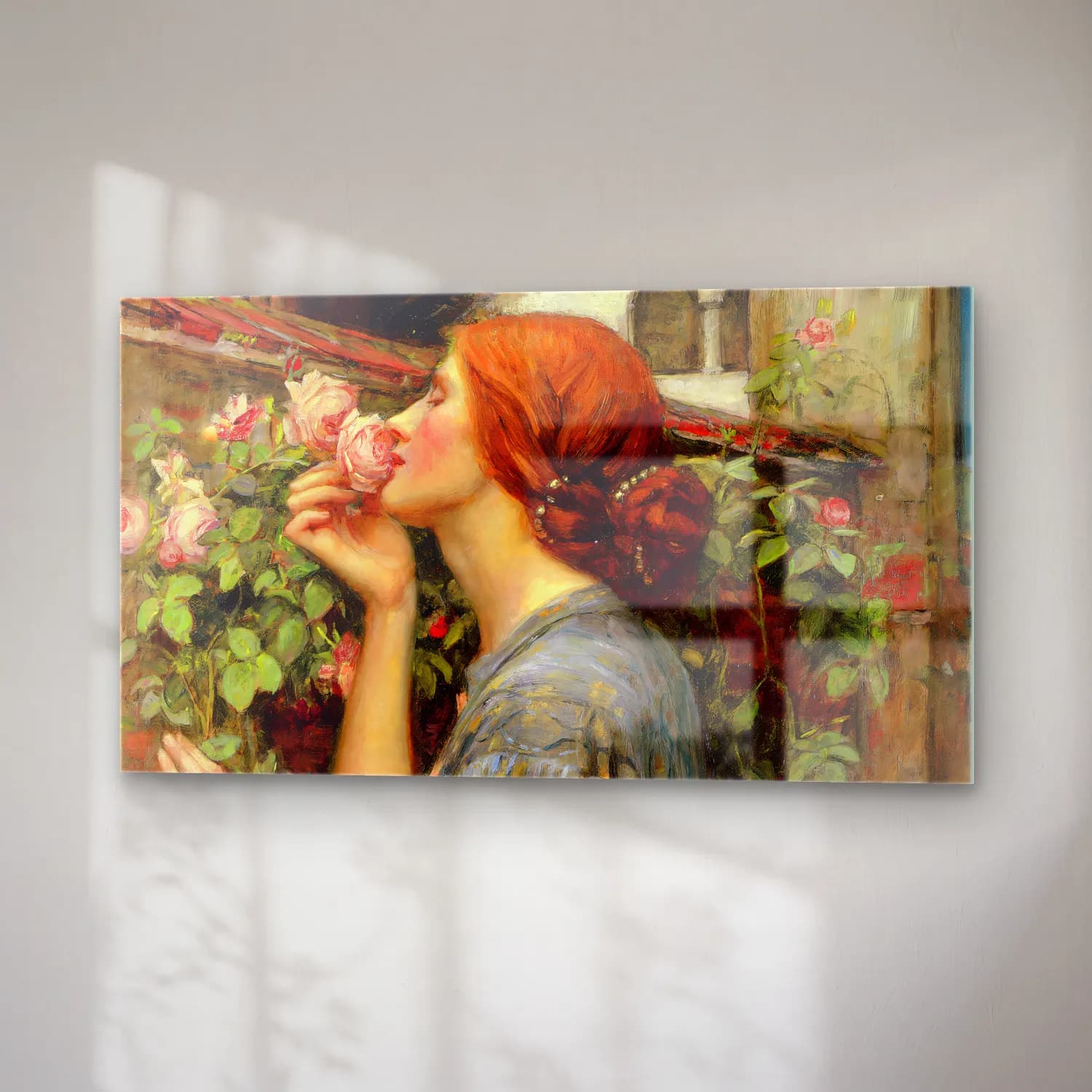 John William Waterhouse – The Soul of the Rose cam tablo — sağ açıdan görünüm
