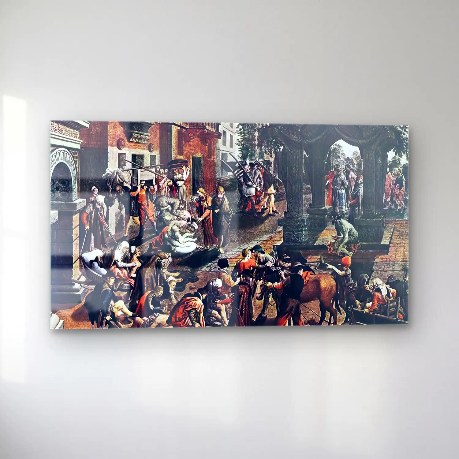 Pieter Aertsen – Apostles Peter and John cam tablo — sol açıdan görünüm