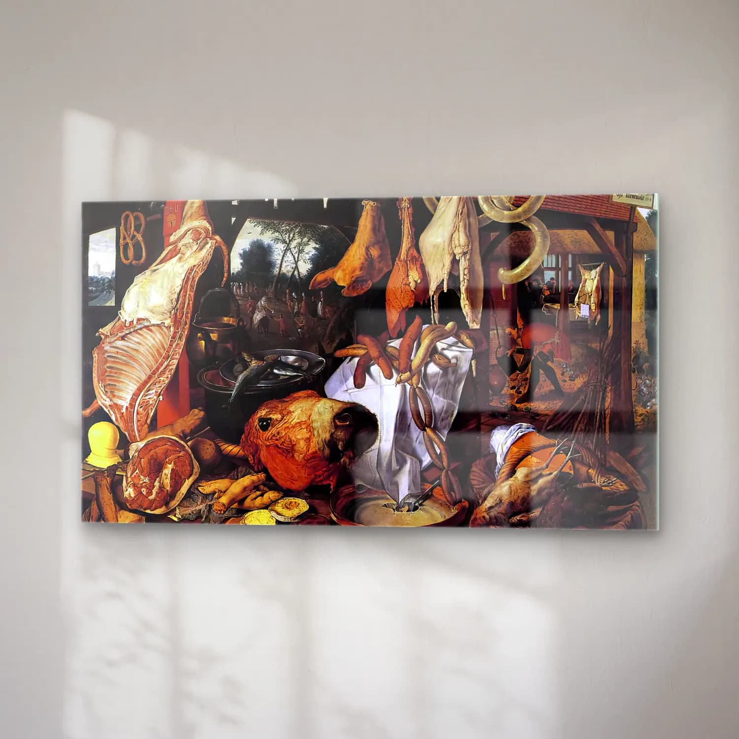 Pieter Aertsen – Butcher s Stall cam tablo — sağ açıdan görünüm