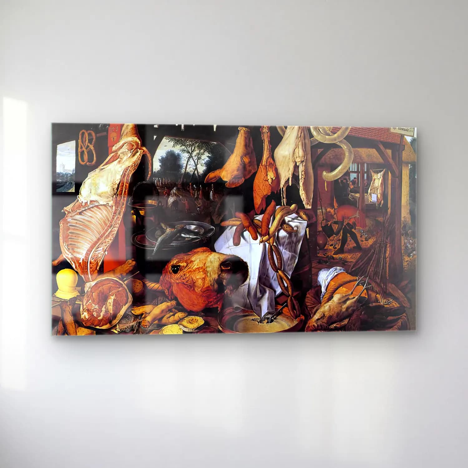 Pieter Aertsen – Butcher s Stall cam tablo — sol açıdan görünüm