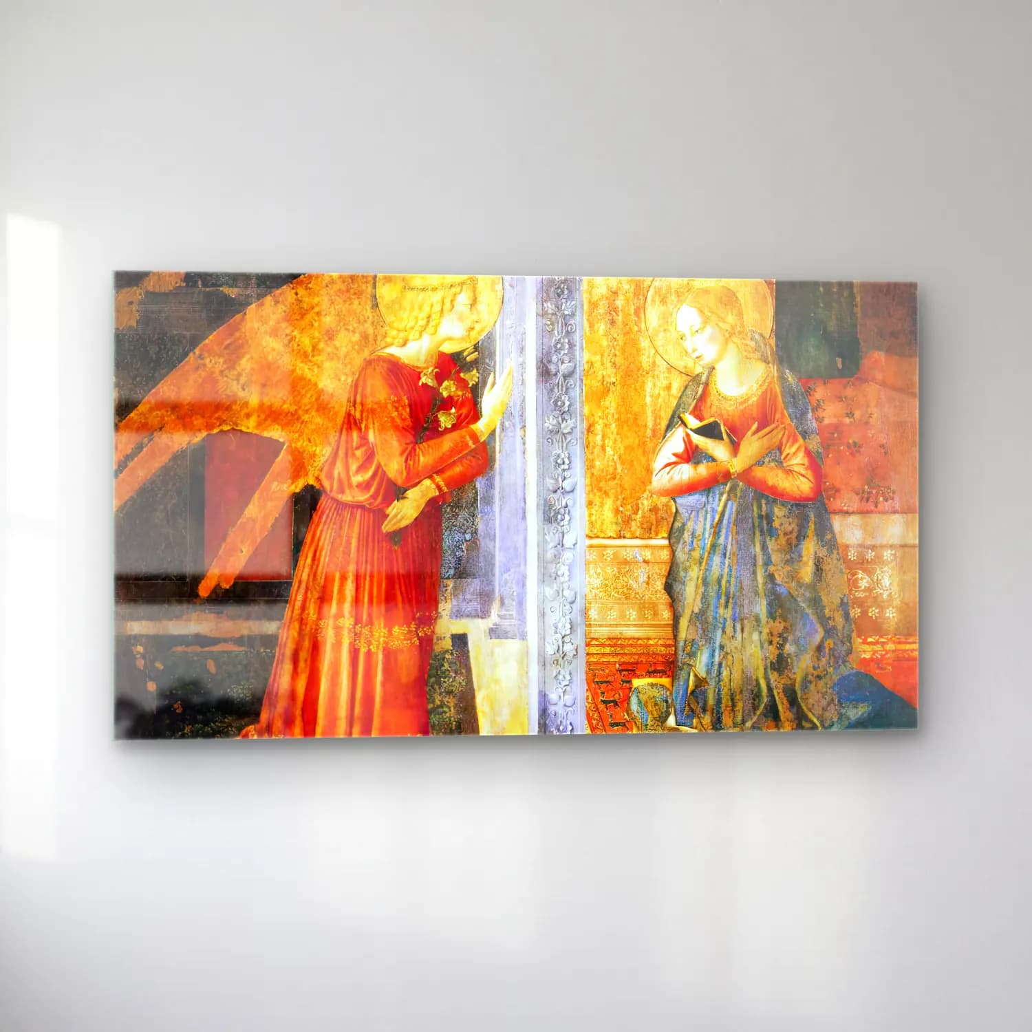 Benozzo Gozzoli – San Domenico Annunciation cam tablo — sol açıdan görünüm