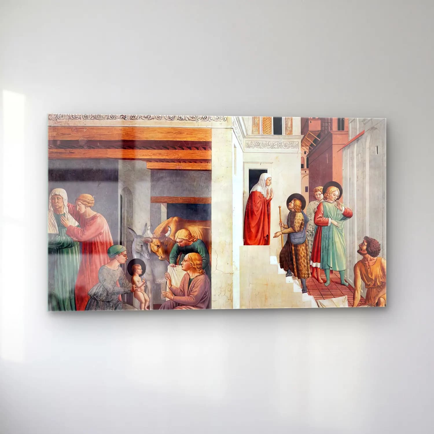 Benozzo Gozzoli – Scenes from the Life of St Francis (Scene 1, north wall) cam tablo — sol açıdan görünüm