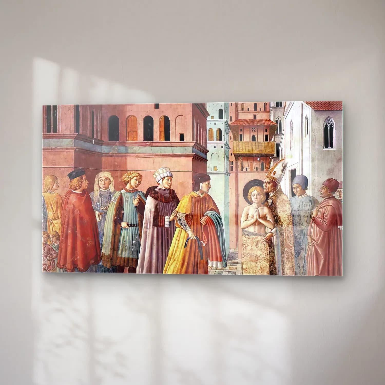 Benozzo Gozzoli – Scenes from the Life of St Francis (Scene 3, south wall) cam tablo — sağ açıdan görünüm