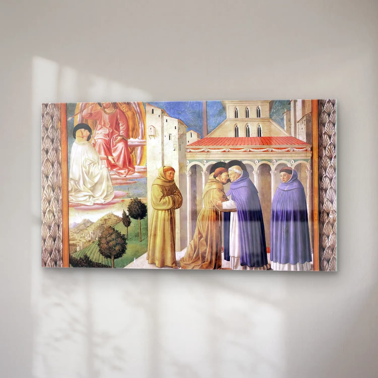 Benozzo Gozzoli – Scenes from the Life of St Francis (Scene 4, south wall) cam tablo — sağ açıdan görünüm