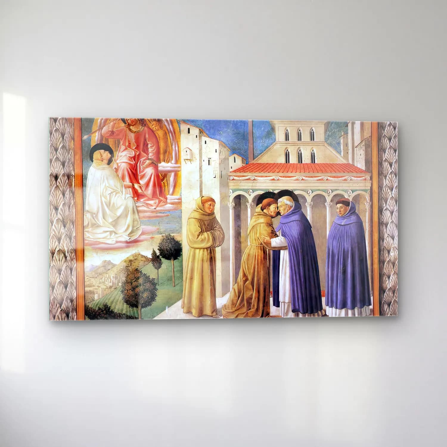 Benozzo Gozzoli – Scenes from the Life of St Francis (Scene 4, south wall) cam tablo — sol açıdan görünüm
