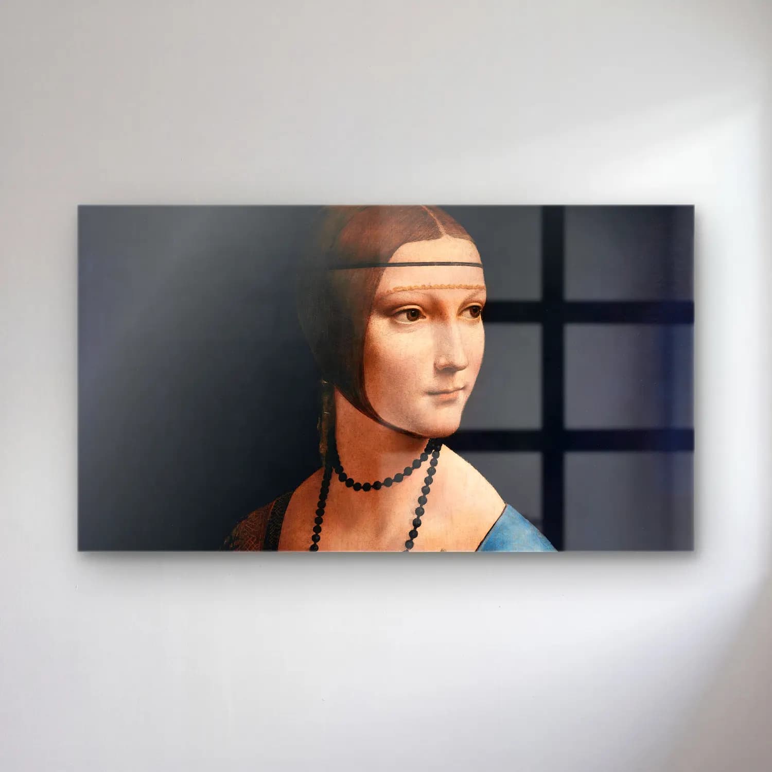 Leonardo da Vinci – Lady with an ErmineLeonardo Da Vinci cam tablo — Leonardo da Vinci – Lady with an ErmineLeonardo Da Vinci — yağlı boya kadın portresi