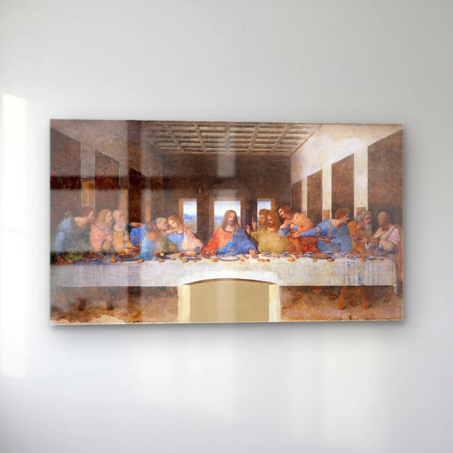 Leonardo da Vinci – Last Supper cam tablo — sol açıdan görünüm