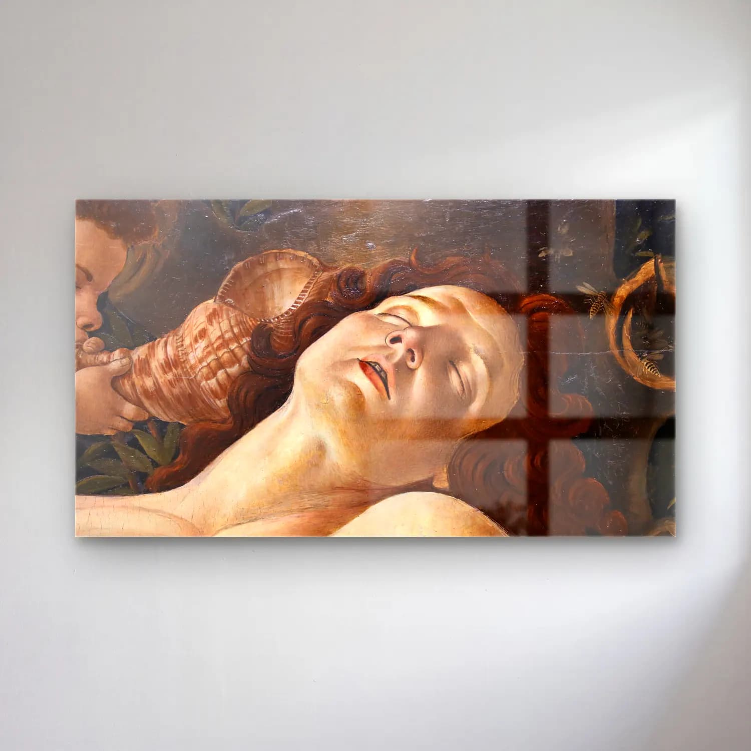 Sandro botticelli – Marte e venere cam tablo — Sandro botticelli – Marte e venere — yağlı boya melek