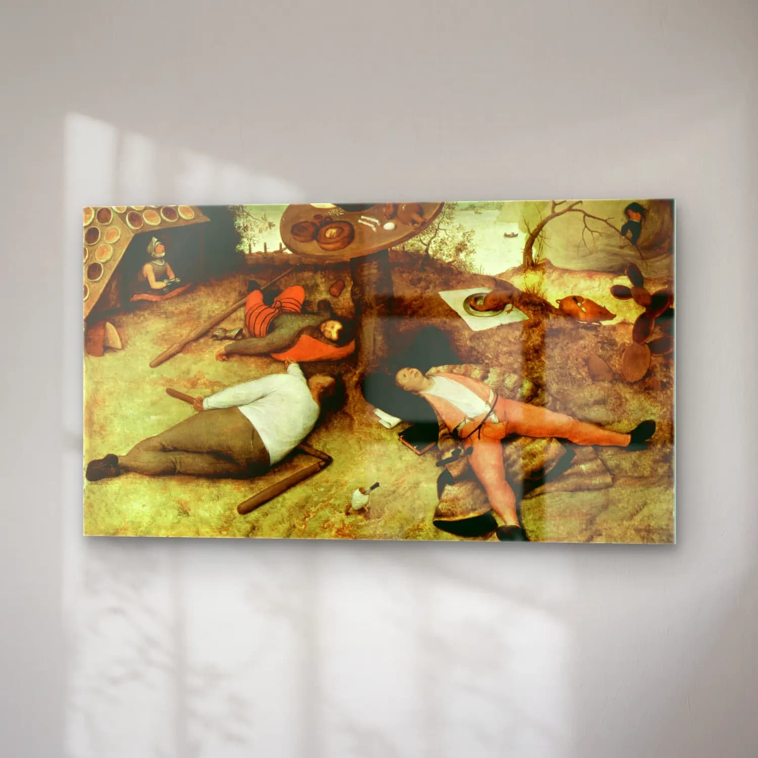 Pieter Bruegel – Land of Cockaigne cam tablo — sağ açıdan görünüm