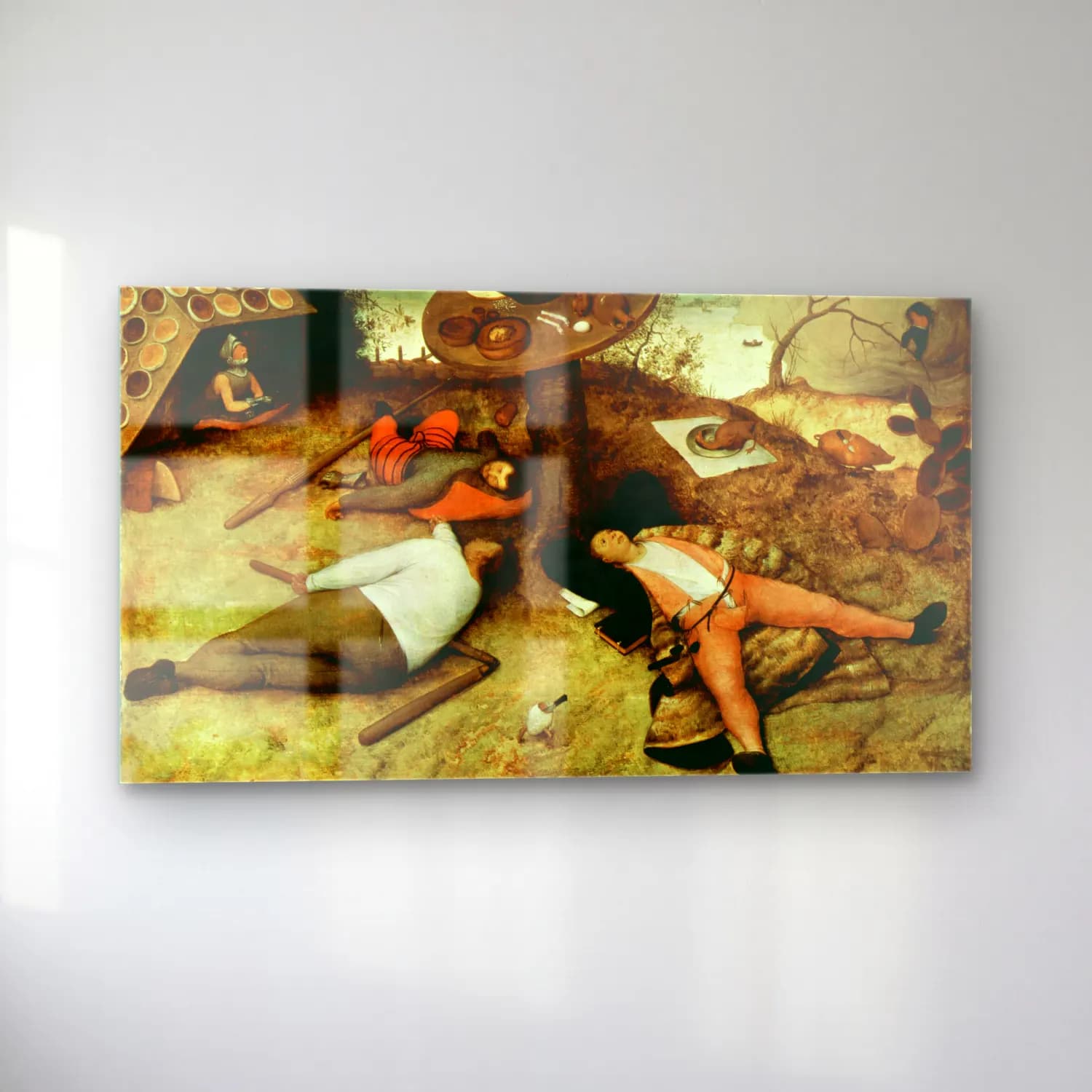 Pieter Bruegel – Land of Cockaigne cam tablo — sol açıdan görünüm