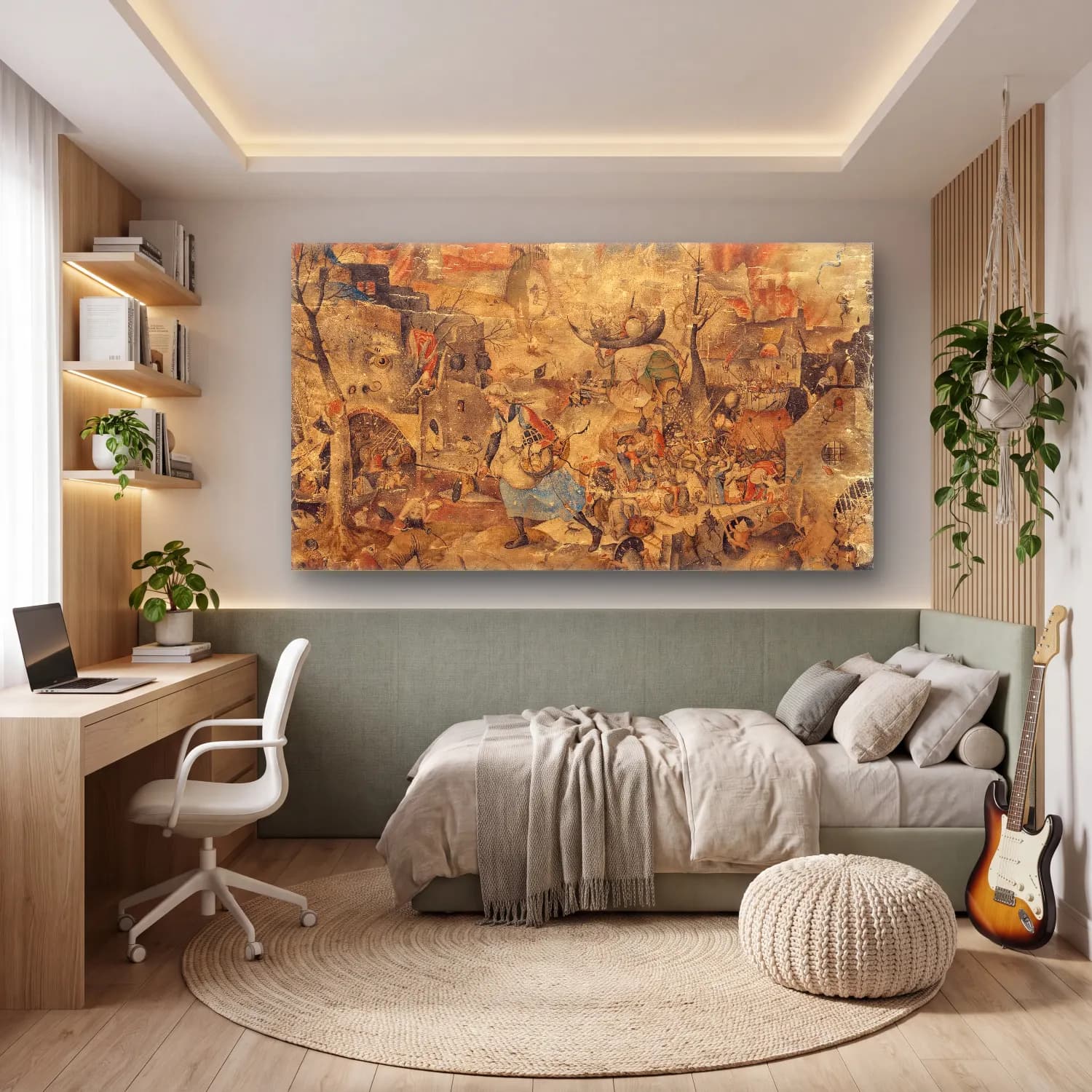 Pieter Bruegel – Mad Meg cam tablo — genç odasında