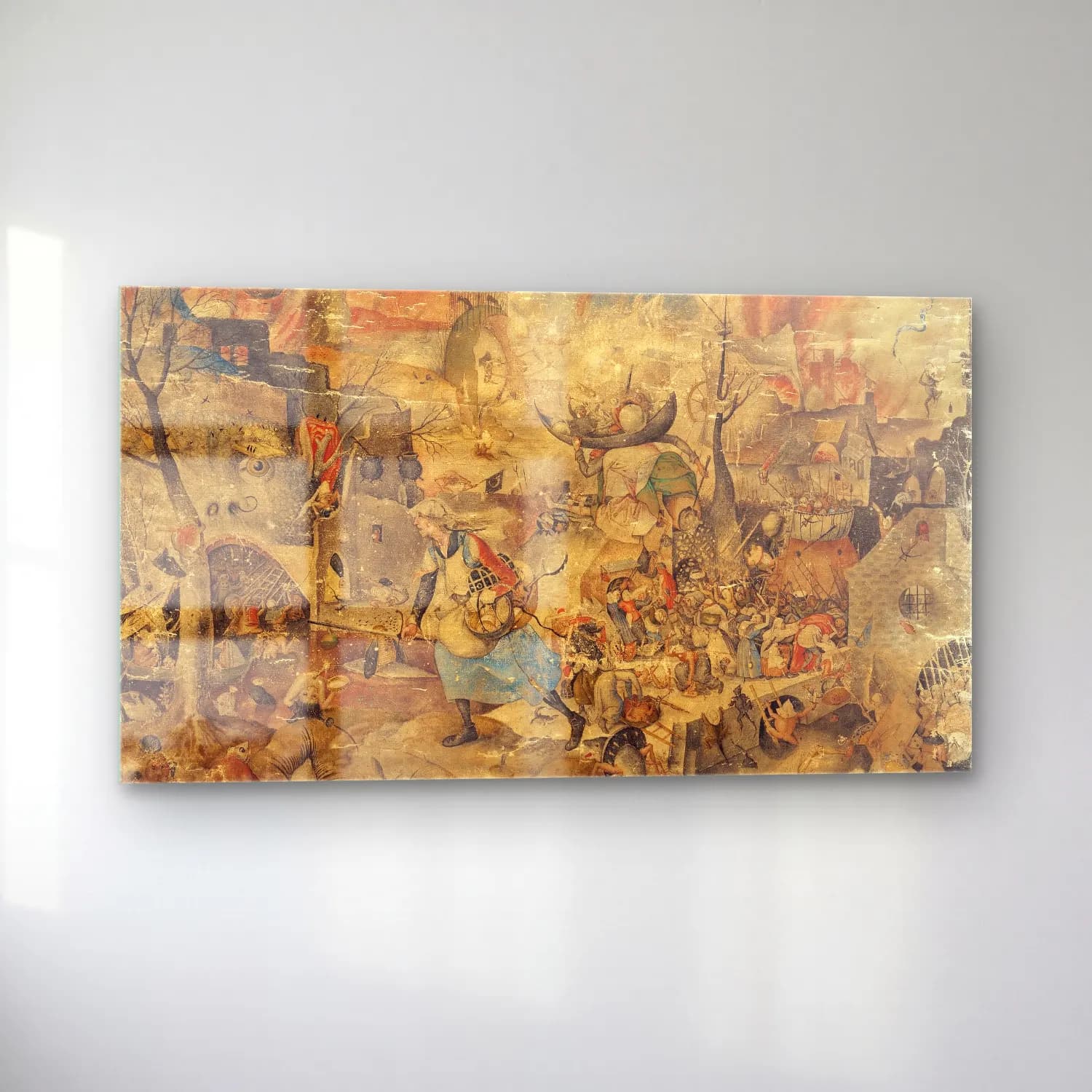 Pieter Bruegel – Mad Meg cam tablo — sol açıdan görünüm
