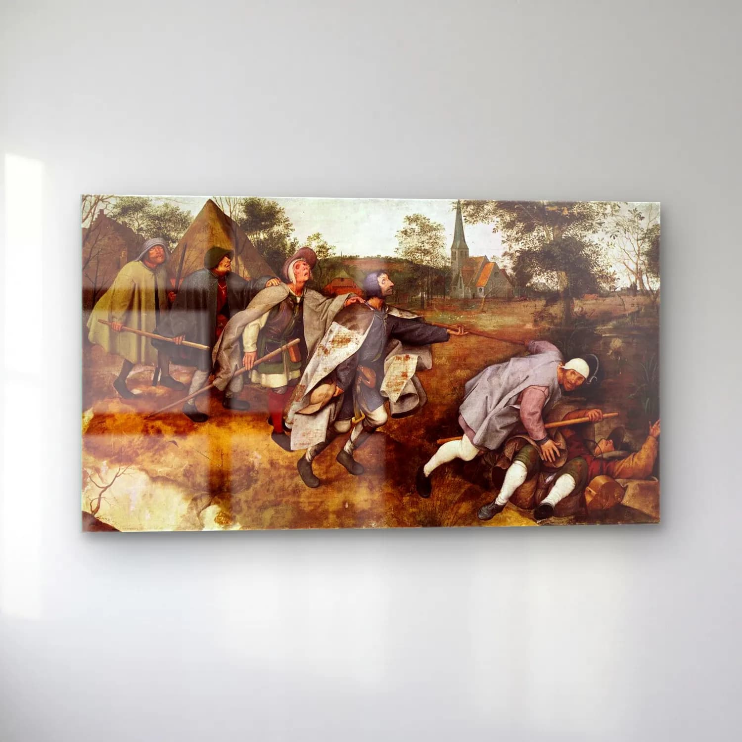 Pieter Bruegel – The Blind Leading the Blind cam tablo — sol açıdan görünüm