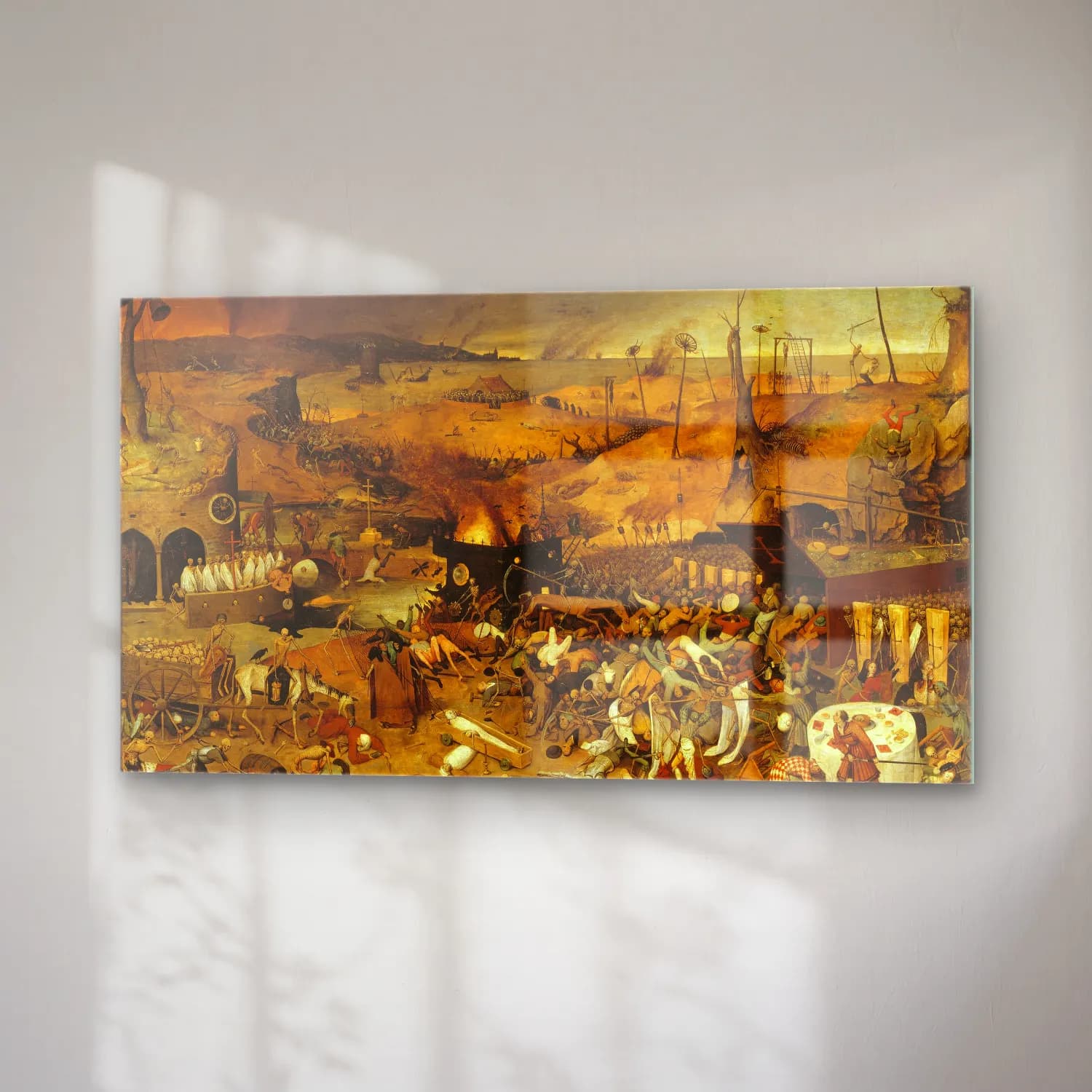 Pieter Bruegel – The Triumph of Death cam tablo — sağ açıdan görünüm