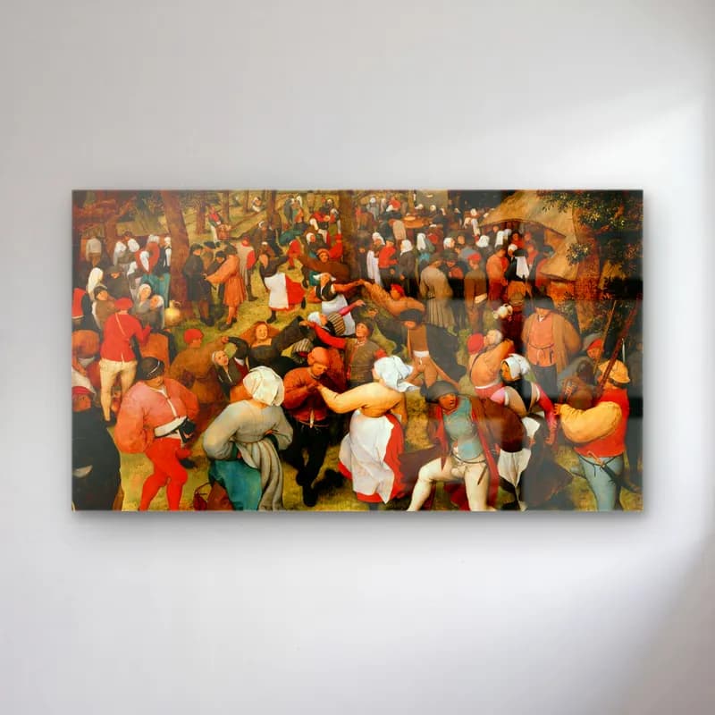 Pieter Bruegel – Wedding dance cam tablo — Pieter Bruegel – Wedding dance — empresyonist dansçılar