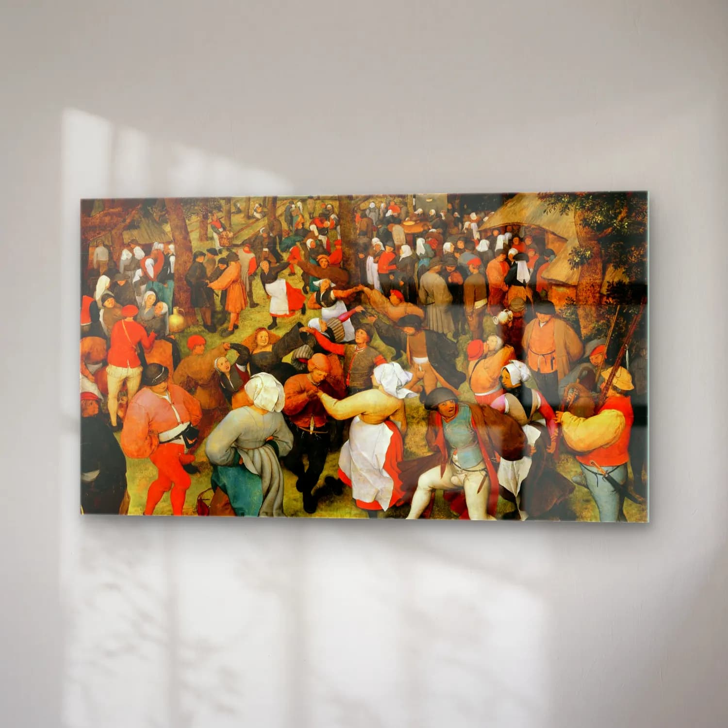 Pieter Bruegel – Wedding dance cam tablo — sağ açıdan görünüm