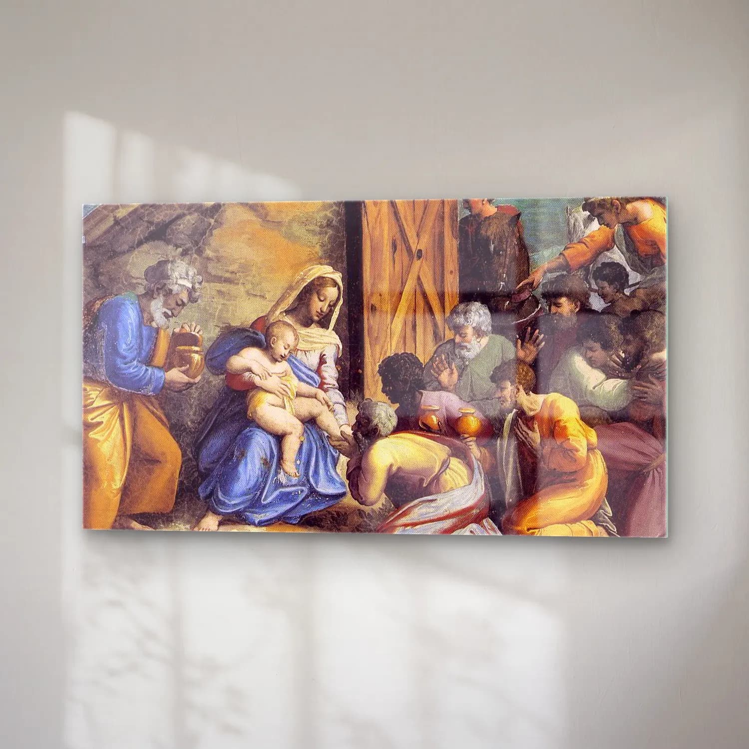 Raffaello Sanzio – Adoration of the Magi cam tablo — sağ açıdan görünüm