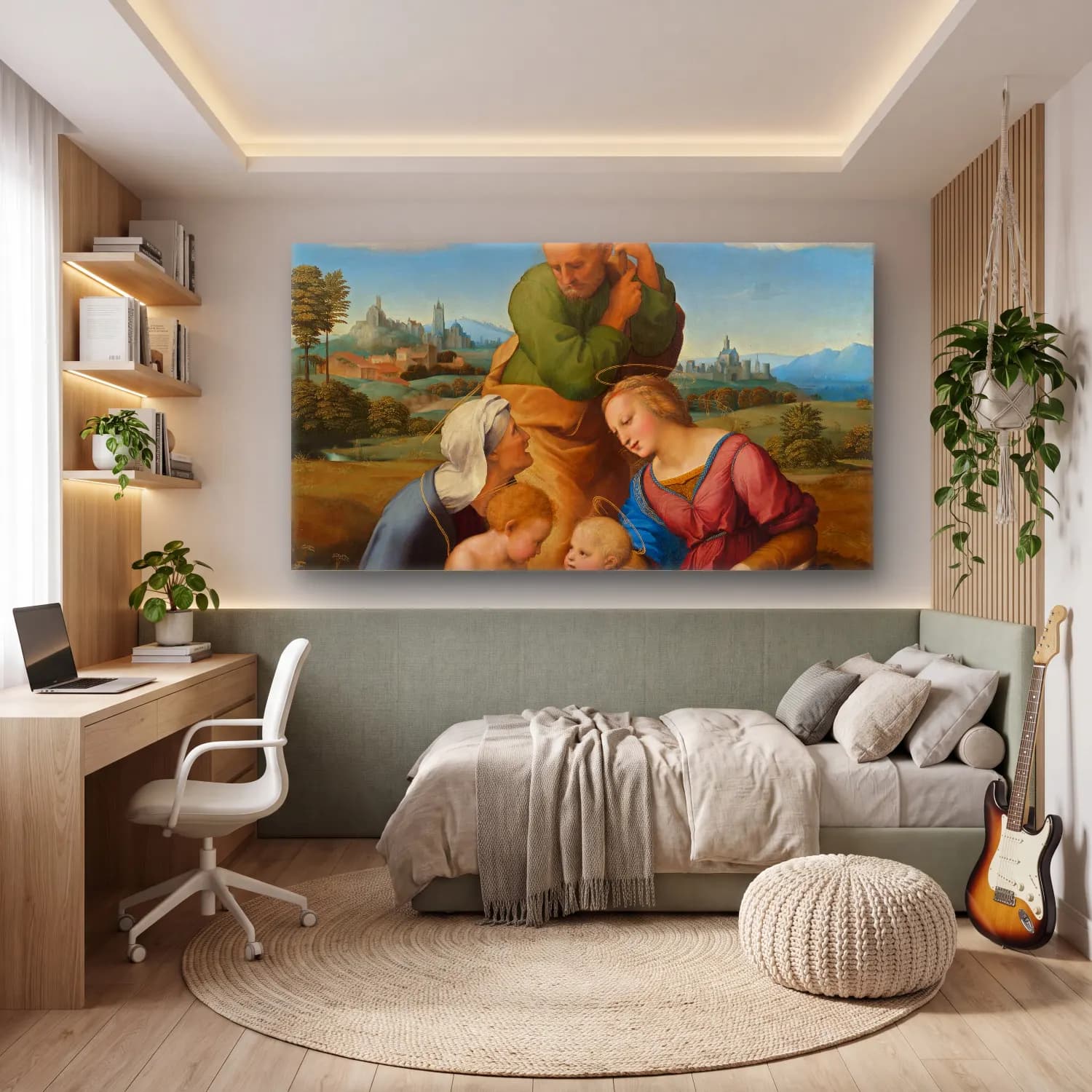 Raffaello Sanzio – Canigiani Holy Family cam tablo — genç odasında