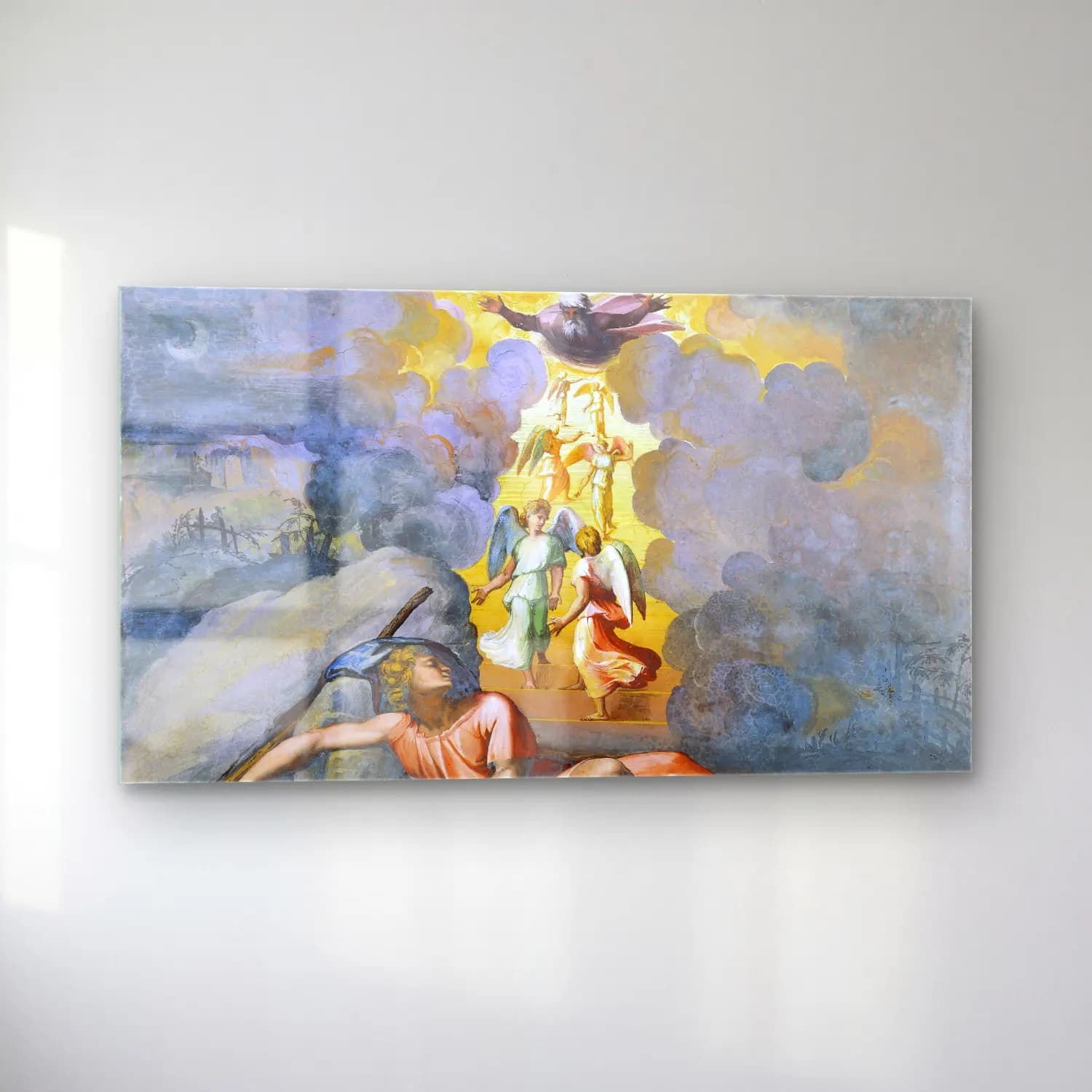 Raffaello Sanzio – Jacob s Dream cam tablo — sol açıdan görünüm