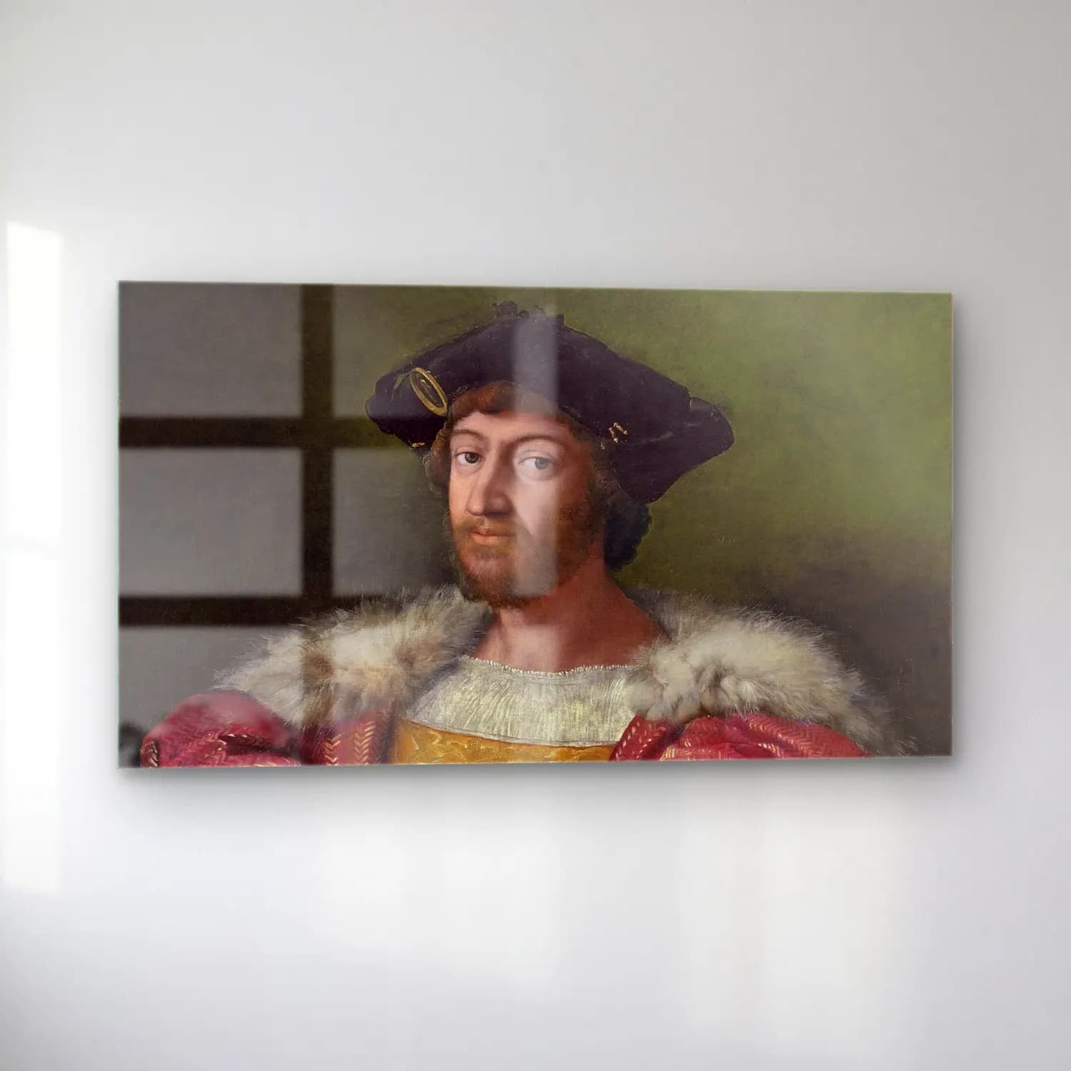 Raffaello Sanzio – Lorenzo de Medici, Duke of Urbino cam tablo — sol açıdan görünüm