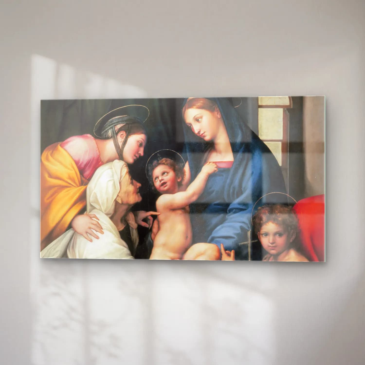 Raffaello Sanzio – Madonna dell Impannata cam tablo — sağ açıdan görünüm