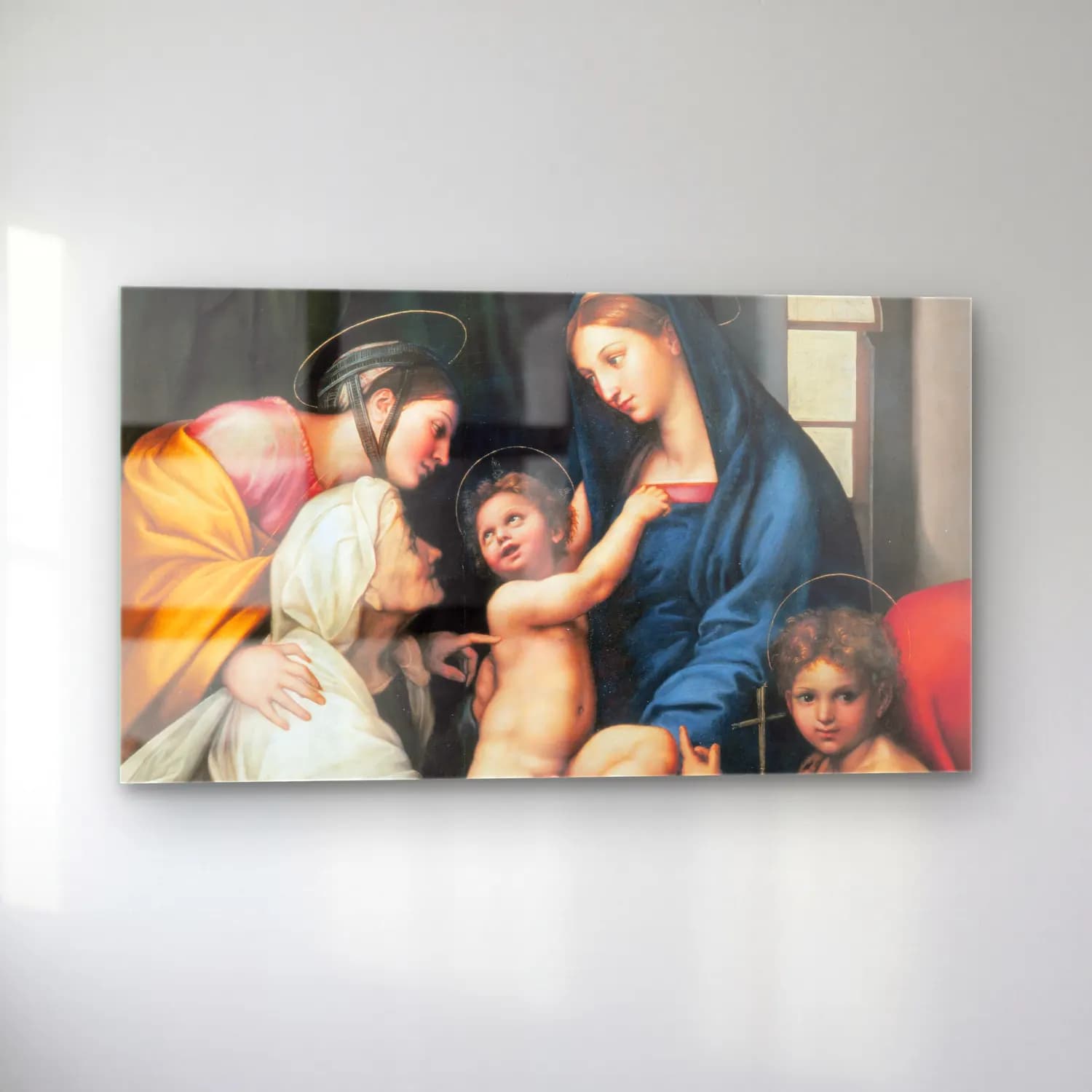 Raffaello Sanzio – Madonna dell Impannata cam tablo — sol açıdan görünüm