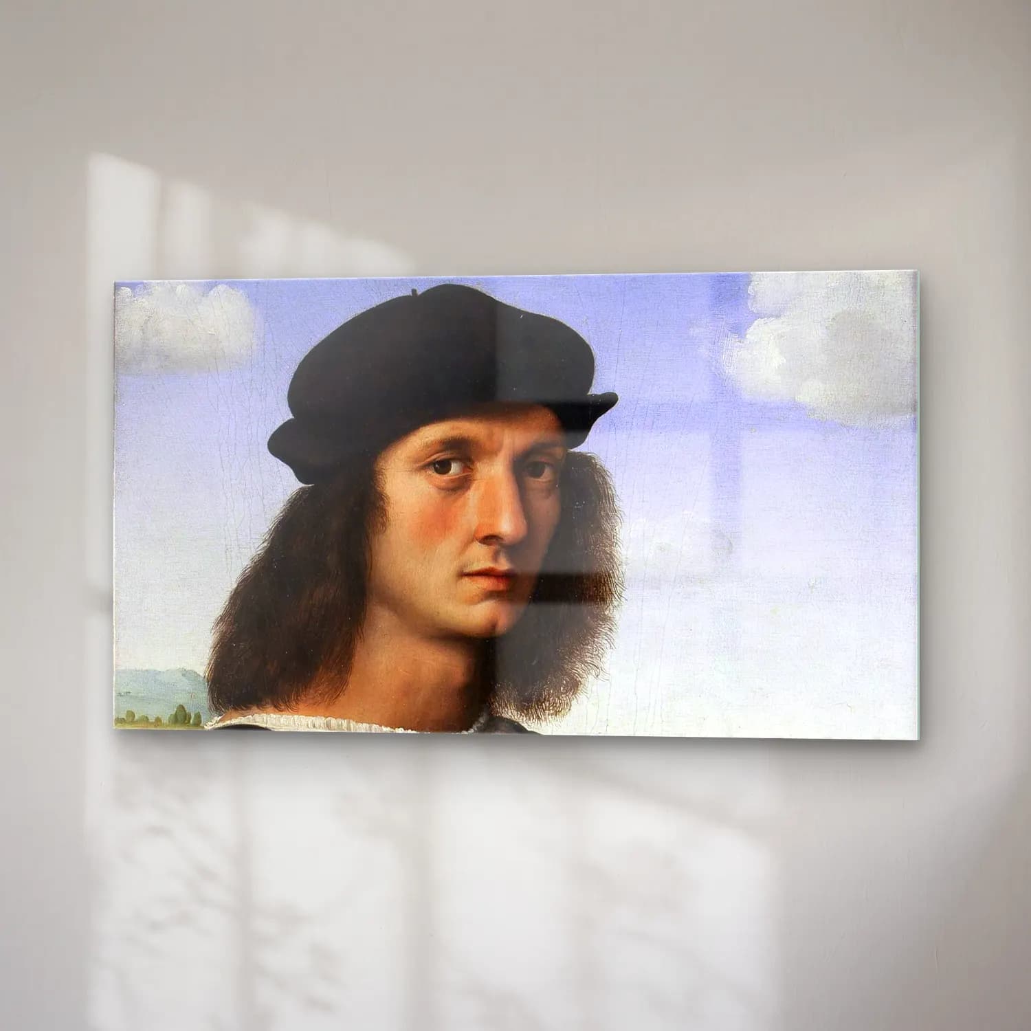 Raffaello Sanzio – Portrait of Agnolo Doni cam tablo — sağ açıdan görünüm