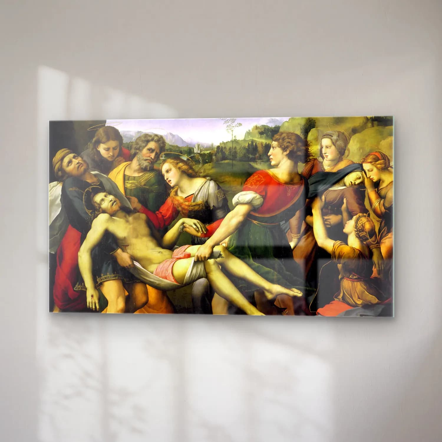 Raffaello Sanzio – The Deposition cam tablo — sağ açıdan görünüm