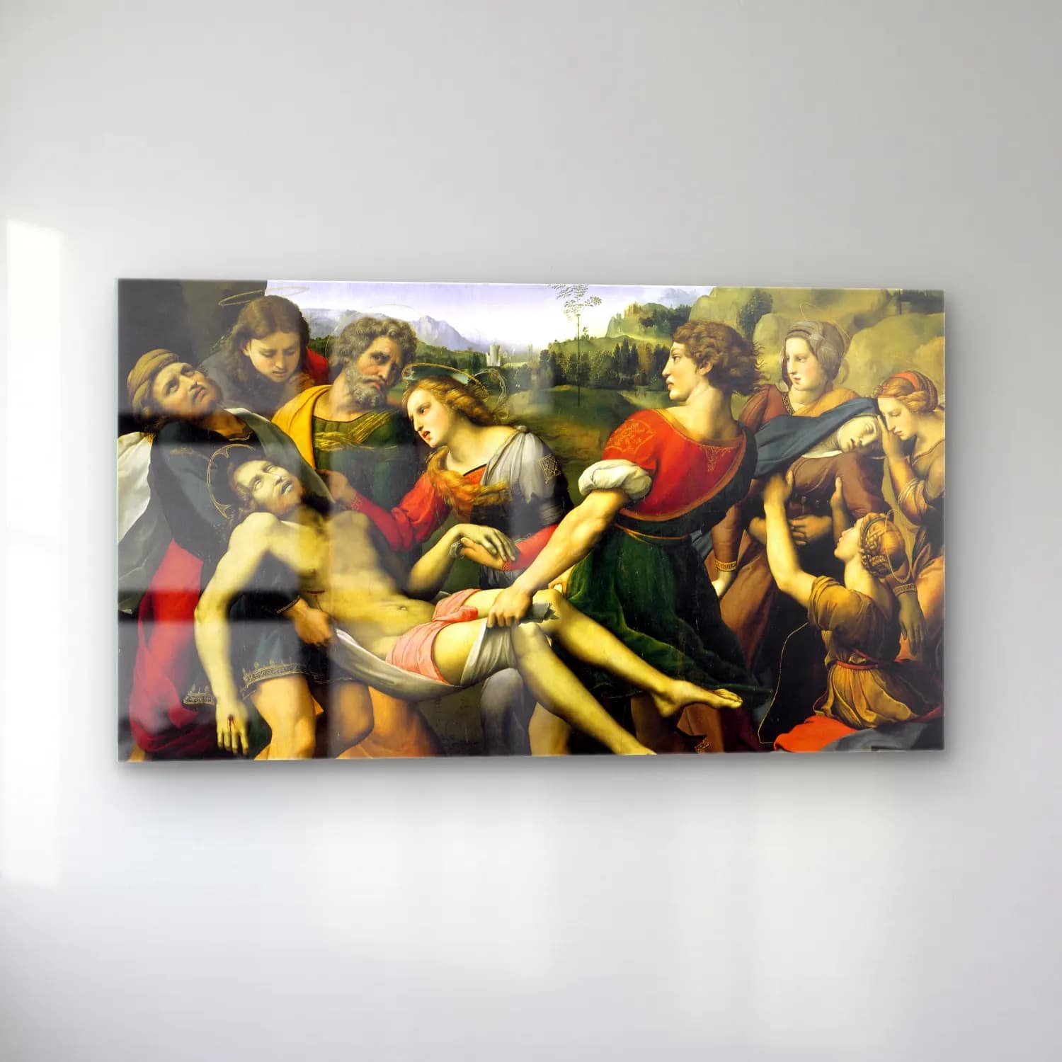 Raffaello Sanzio – The Deposition cam tablo — sol açıdan görünüm