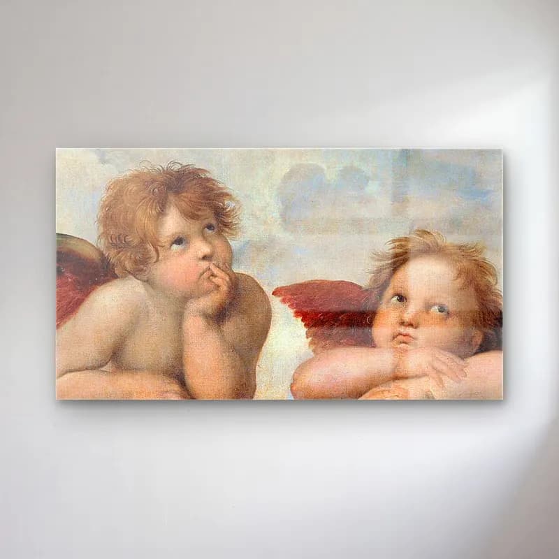 Raffaello Sanzio – ditto cam tablo — Raffaello Sanzio – ditto — yağlı boya melek