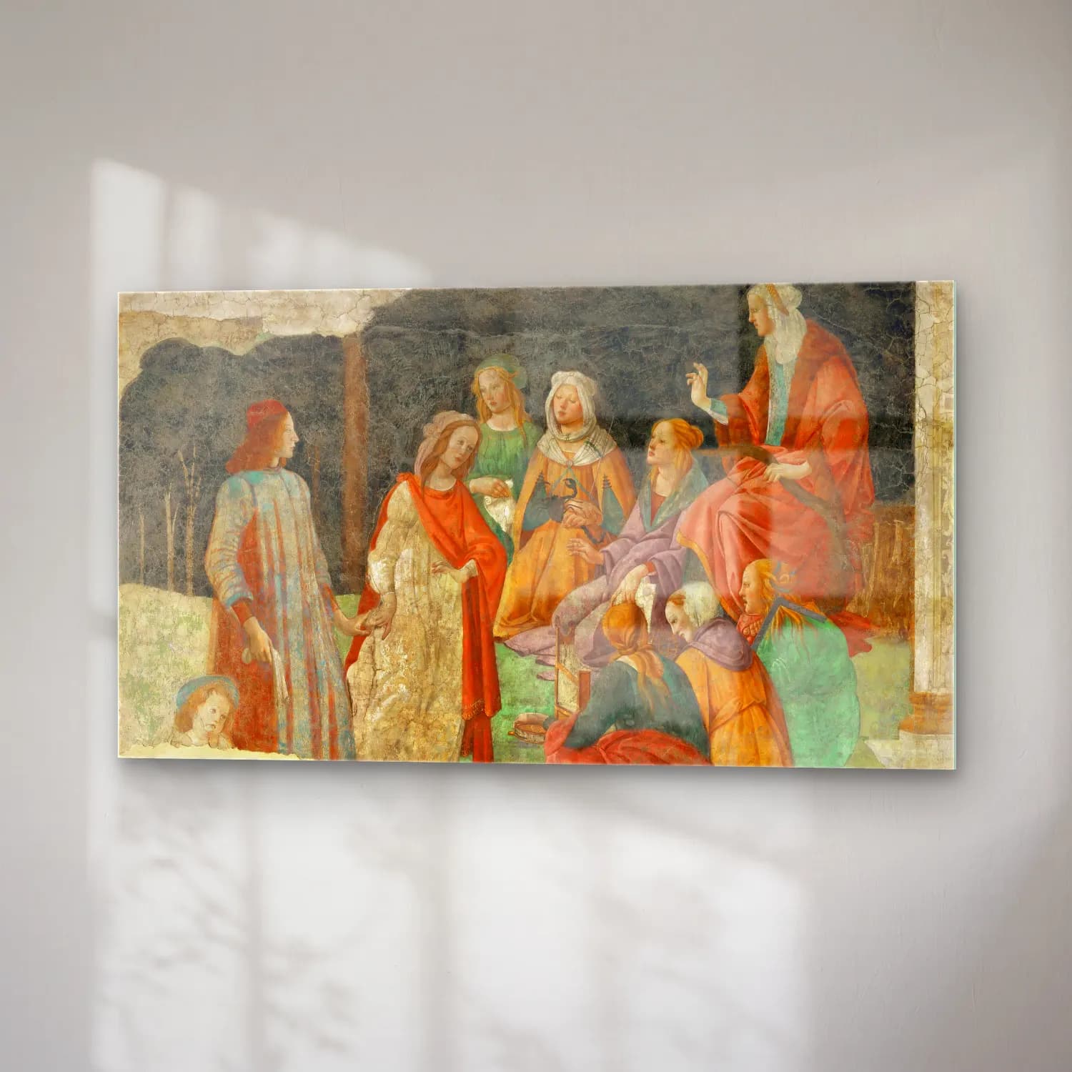 Sandro Botticelli – A Young Man Being Introduced to the Seven Liberal Arts cam tablo — sağ açıdan görünüm