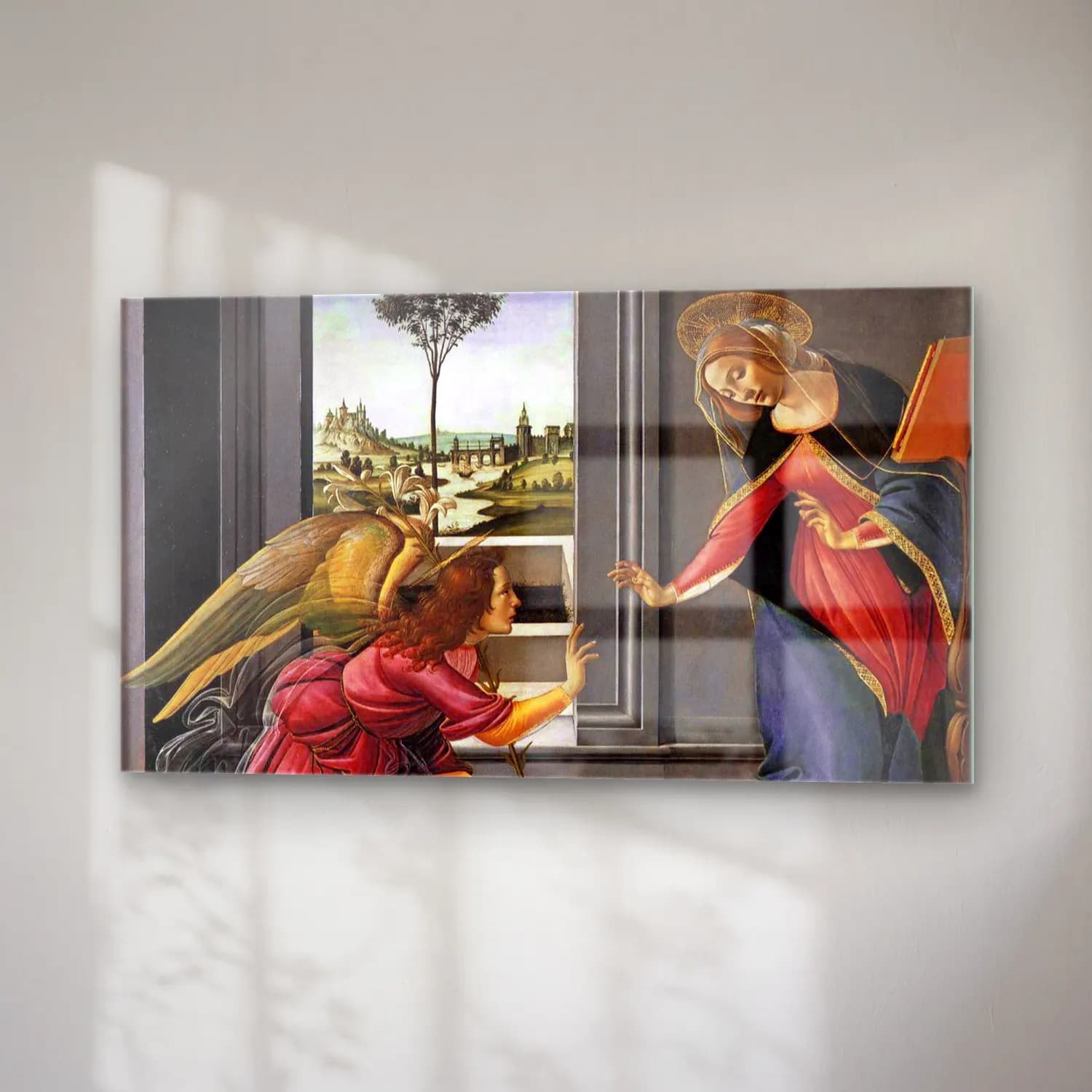 Sandro Botticelli – Cestello Annunciation cam tablo — sağ açıdan görünüm