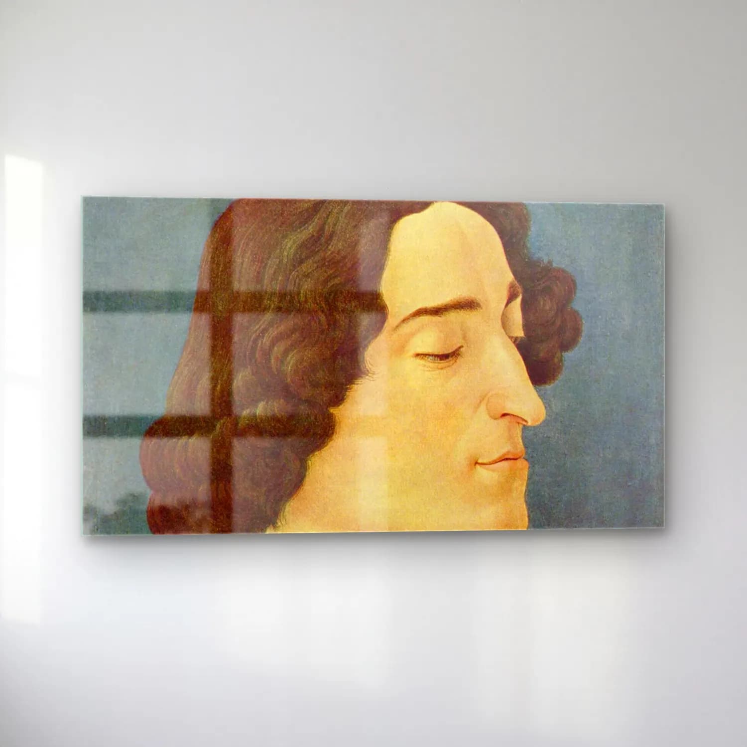 Sandro Botticelli – Giuliano de Medici cam tablo — sol açıdan görünüm