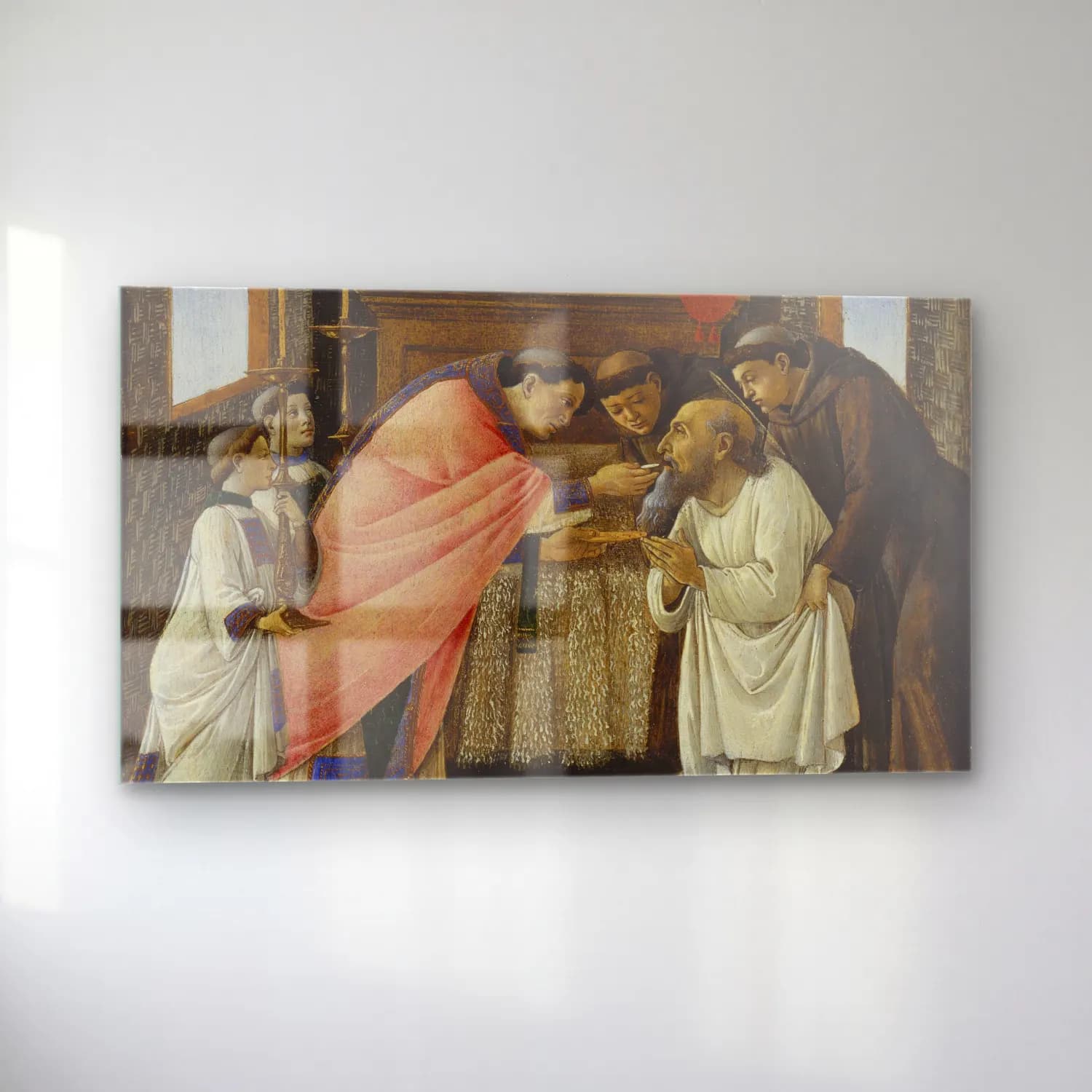 Sandro Botticelli – The Last Communion of Saint Jerome cam tablo — sol açıdan görünüm