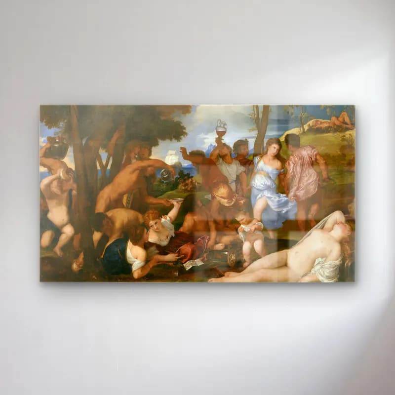 Yağlı Boya Mitolojik Sahne No. 30 cam tablo — Yağlı Boya Mitolojik Sahne No. 30 — yağlı boya mitolojik sahne