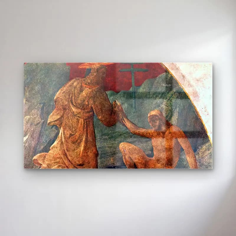 Paolo Uccello – Creation of Adam cam tablo — Paolo Uccello – Creation of Adam — empresyonist dini sahne