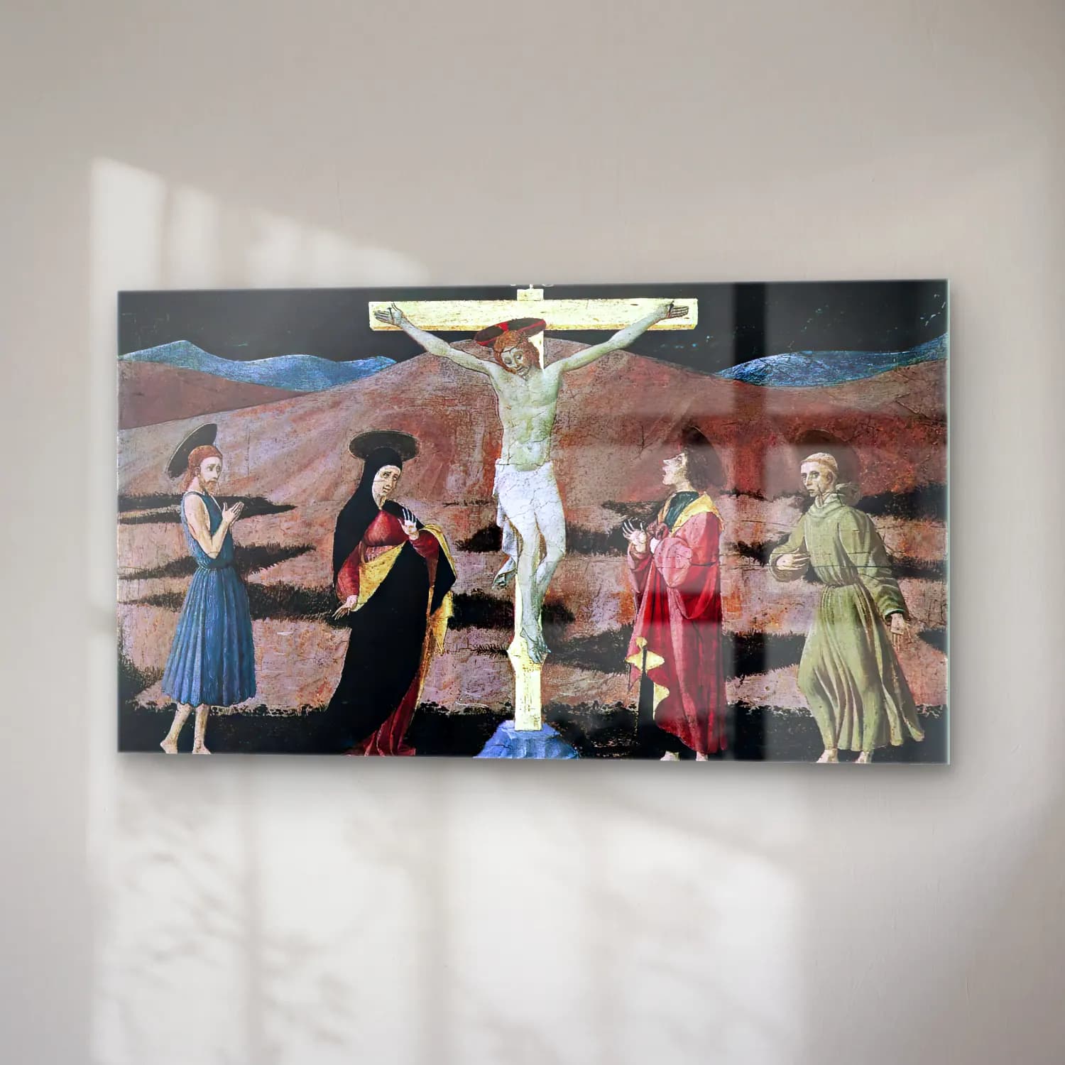 Paolo Uccello – Crucifixion cam tablo — sağ açıdan görünüm