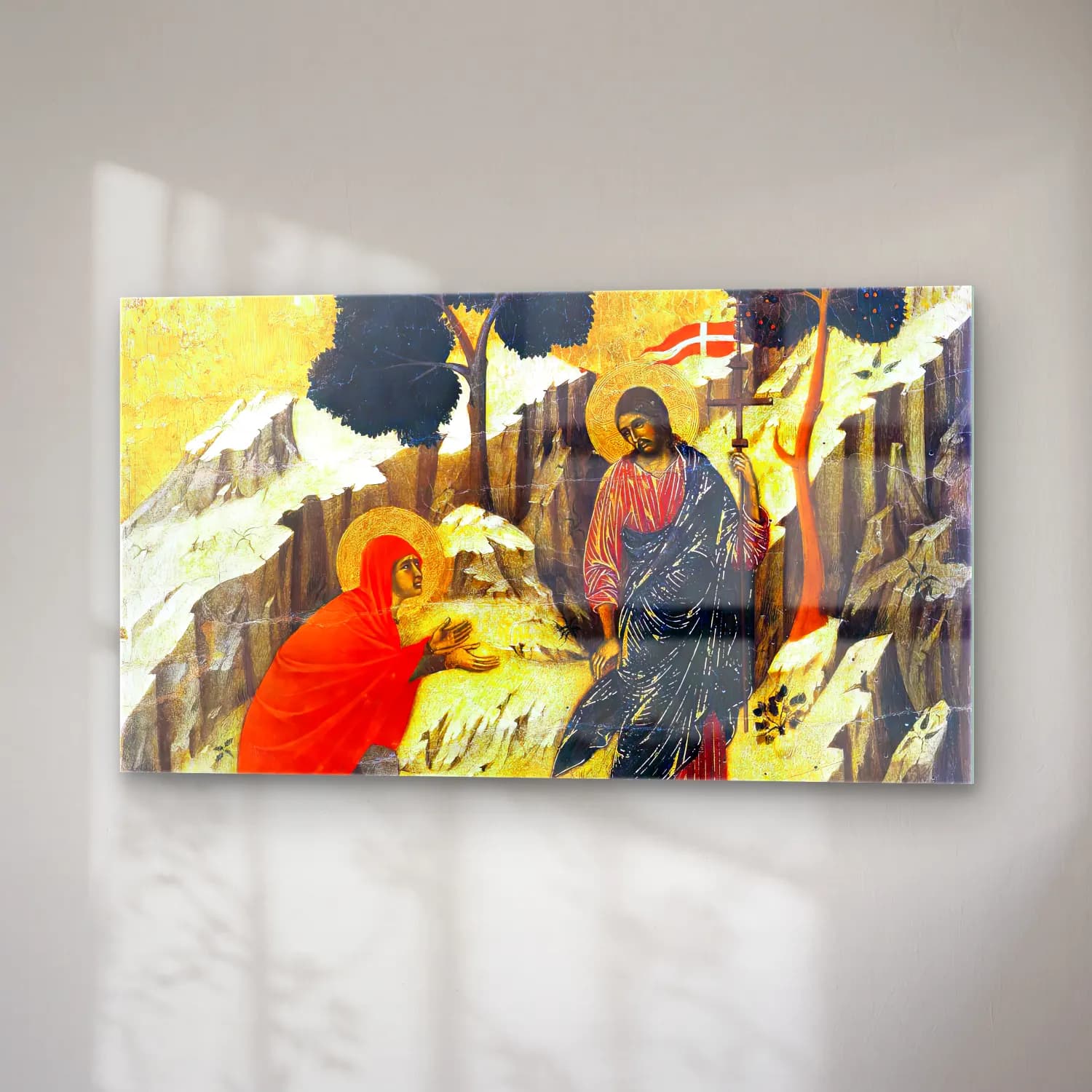 Duccio di Buoninsegna – Noli me tangere (scene 25) cam tablo — sağ açıdan görünüm
