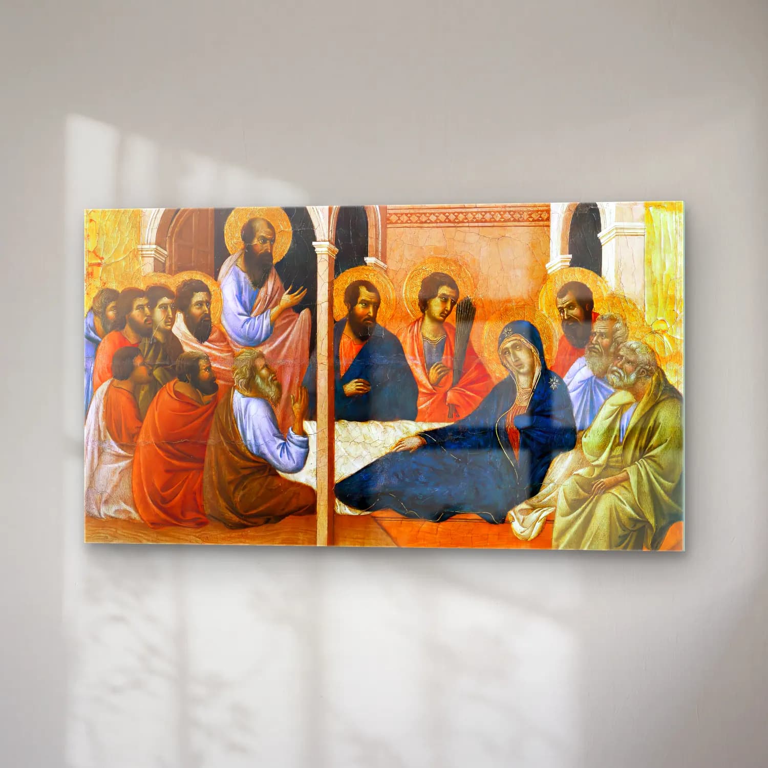 Duccio di Buoninsegna – Parting from the Apostles (panel 3) cam tablo — sağ açıdan görünüm