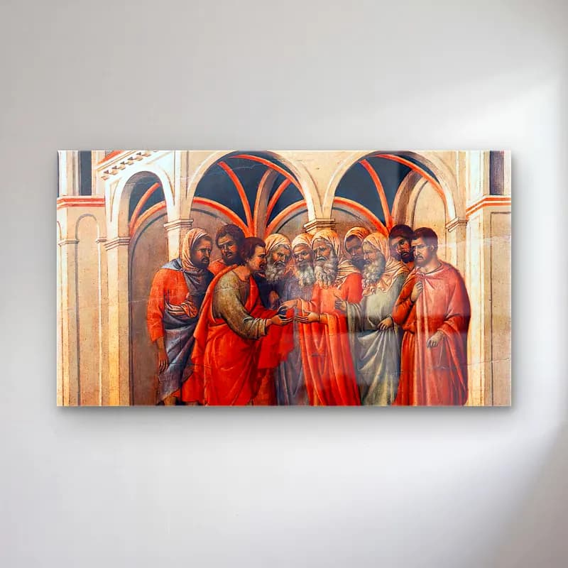 Duccio di Buoninsegna – The Betrayal cam tablo — Duccio di Buoninsegna – The Betrayal — yağlı boya dini sahne
