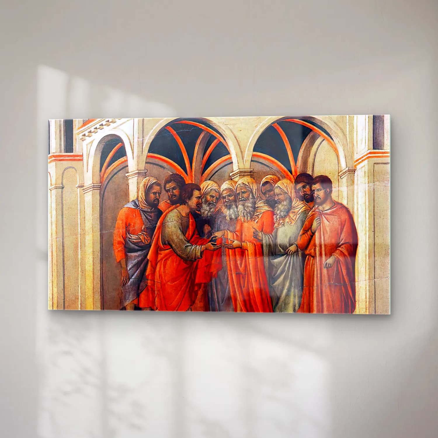 Duccio di Buoninsegna – The Betrayal cam tablo — sağ açıdan görünüm