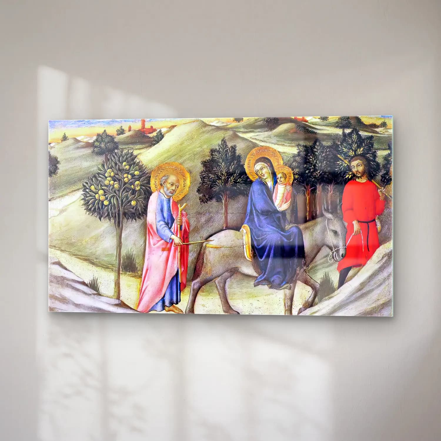 Sano di Pietro – Flight to Egypt cam tablo — sağ açıdan görünüm