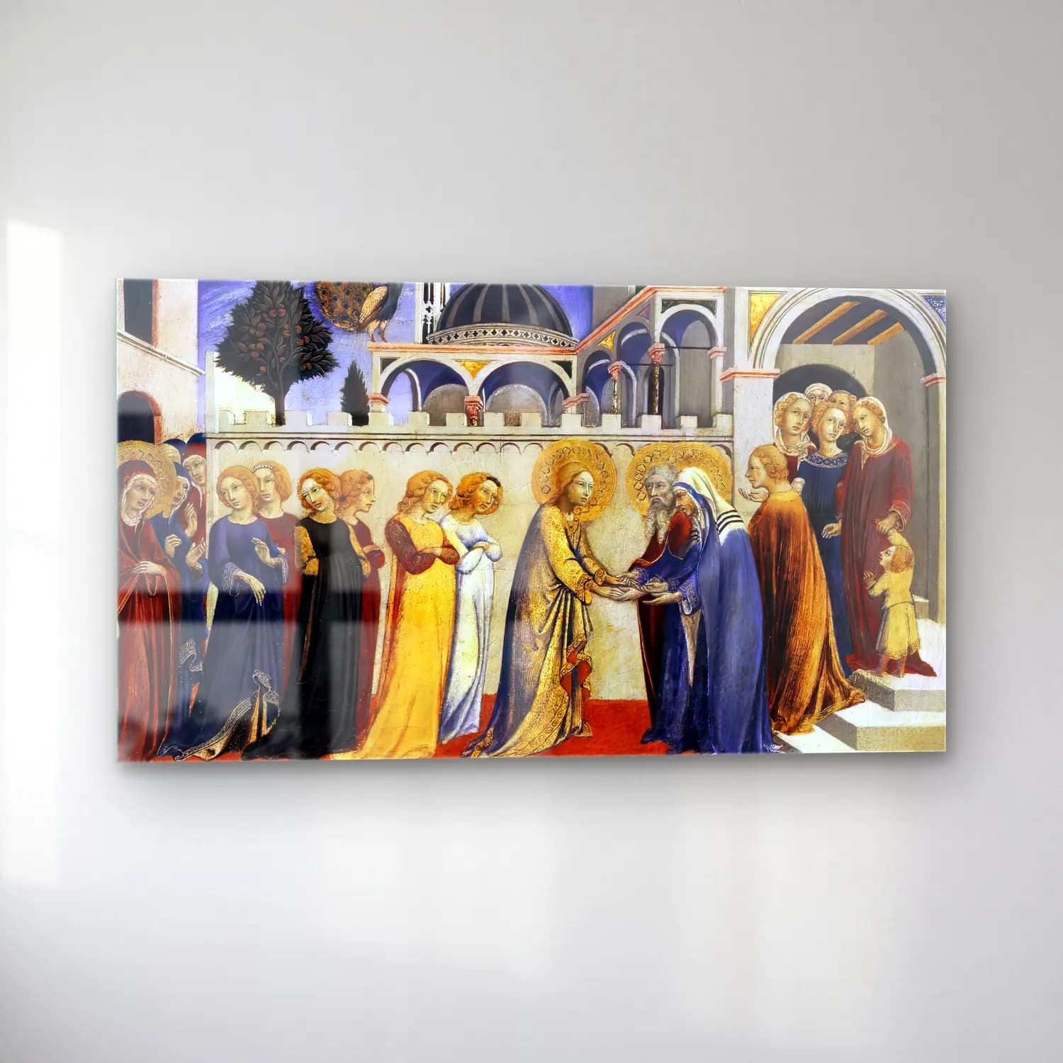 Sano di Pietro – Return of the Virgin cam tablo — sol açıdan görünüm