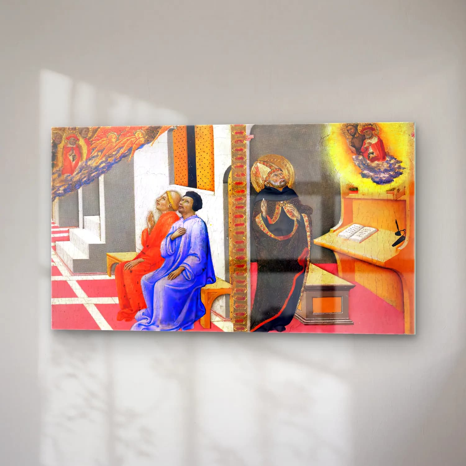 Sano di Pietro – Scenes from the Life of St Jerome cam tablo — sağ açıdan görünüm