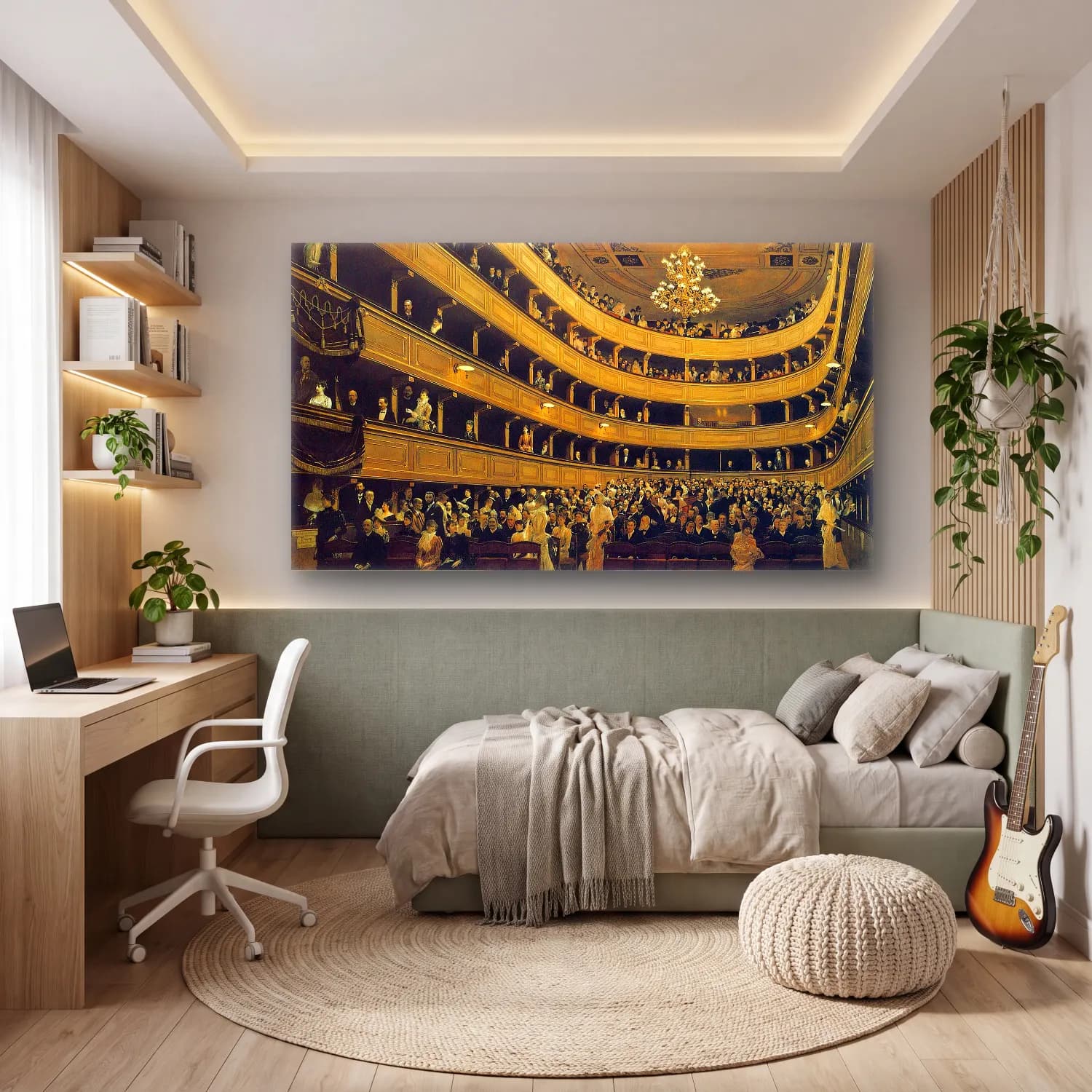 Gustav Klimt – Hall cam tablo — genç odasında