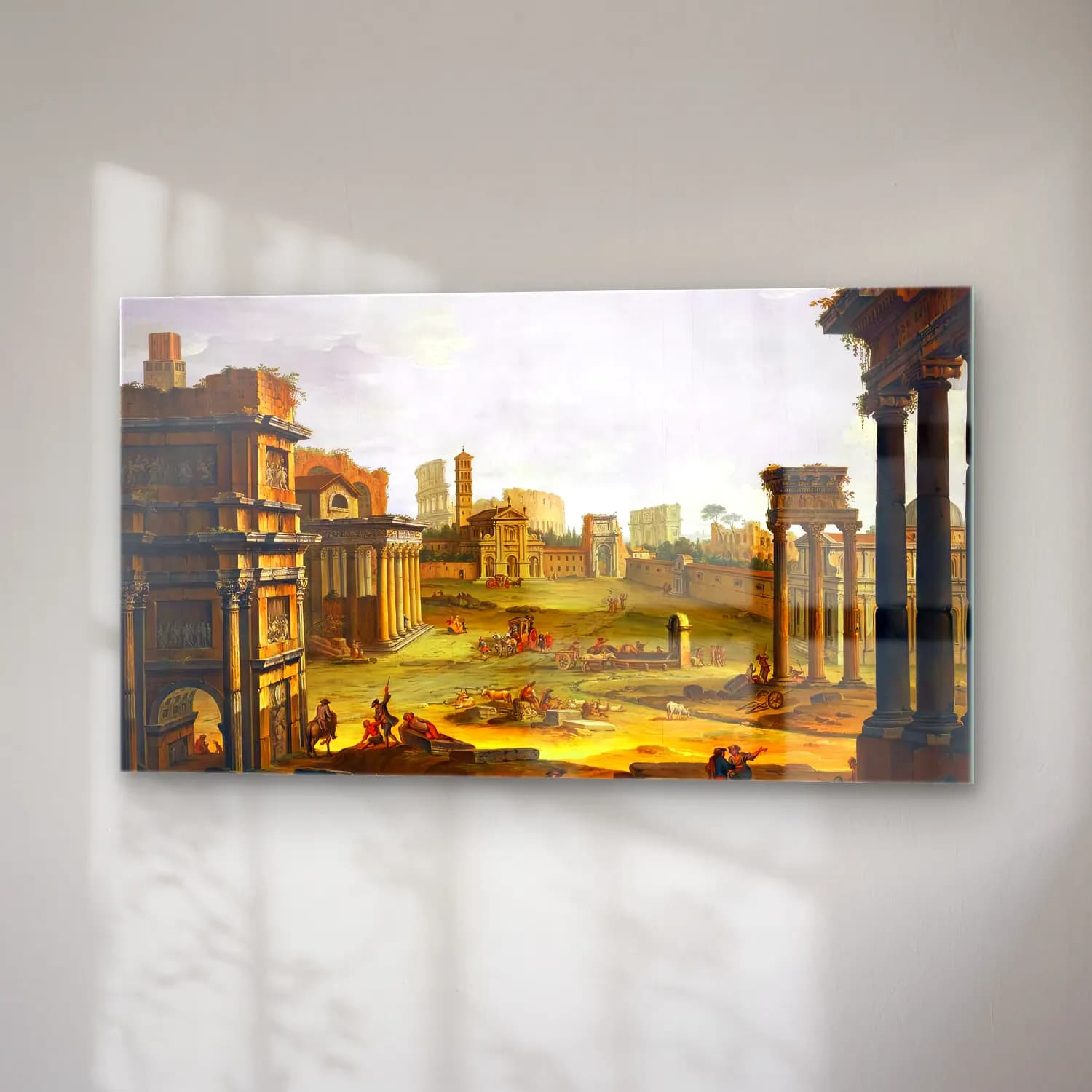 Antonio Joli – View of the Forum Romanum cam tablo — sağ açıdan görünüm