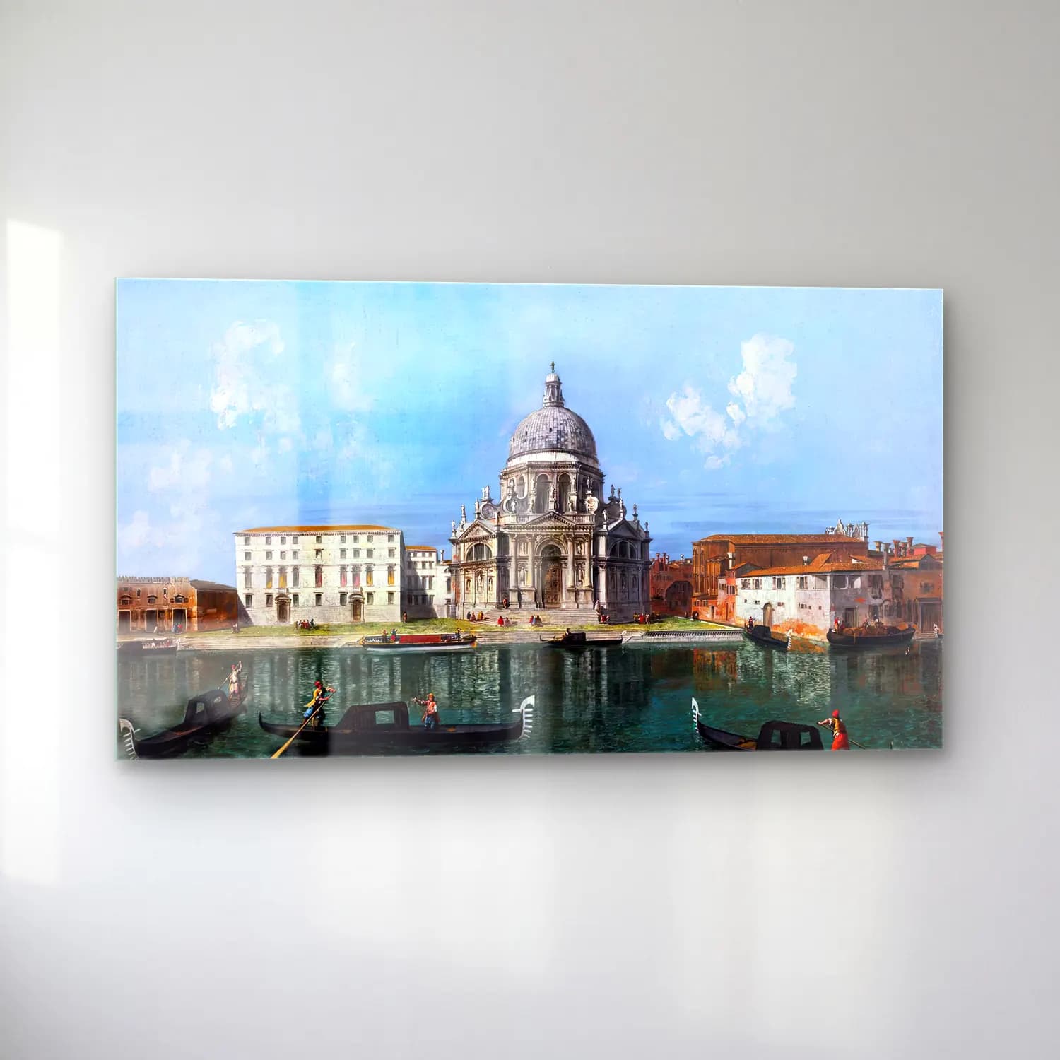 Michele Marieschi – Santa Maria della Salute, Venice cam tablo — sol açıdan görünüm