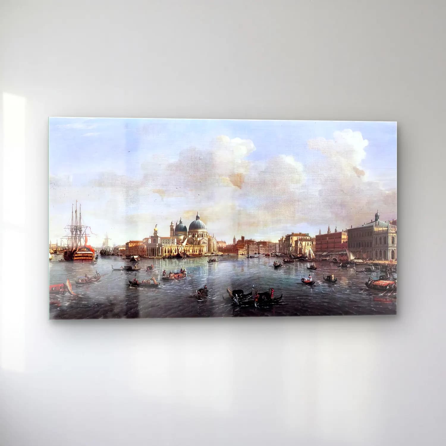 Caspar Andriaans van Wittel – Bacino di San Marco cam tablo — sol açıdan görünüm
